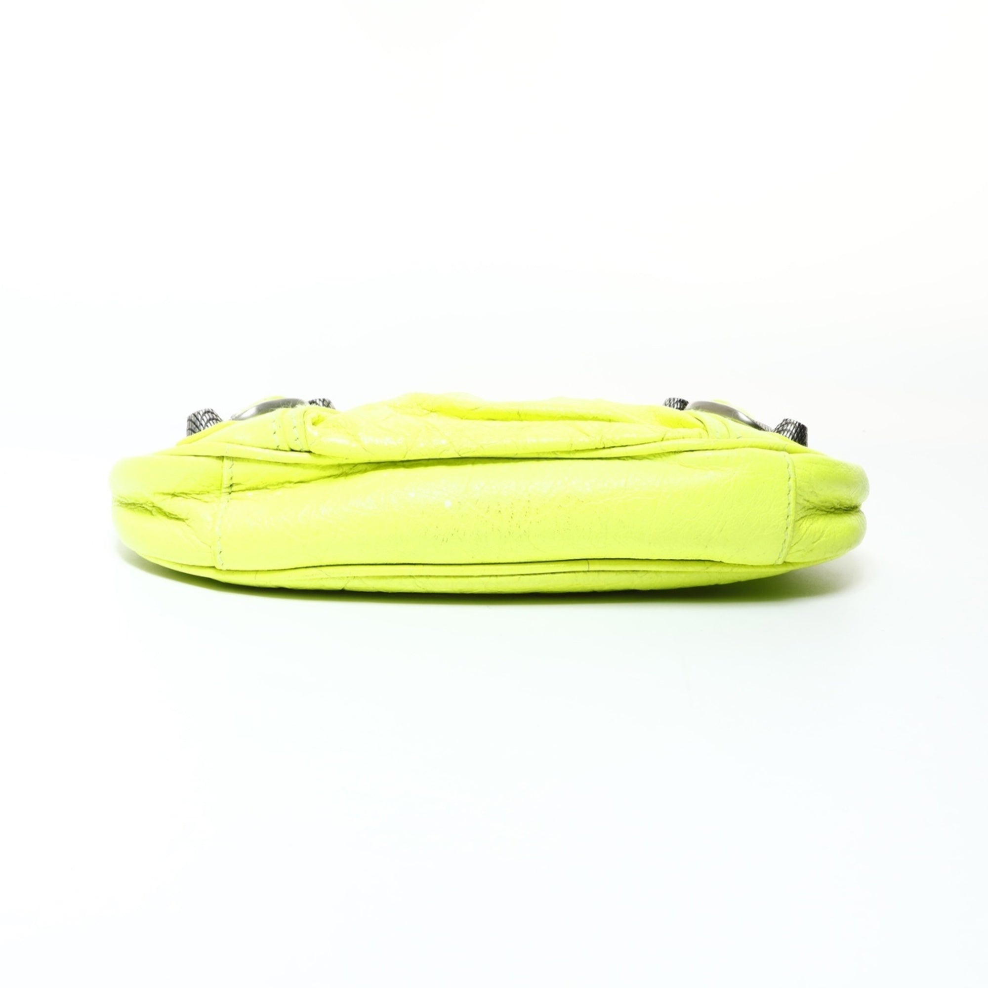 Balenciaga Giant Yellow Leather Shoulder Bag (Pre-Owned)