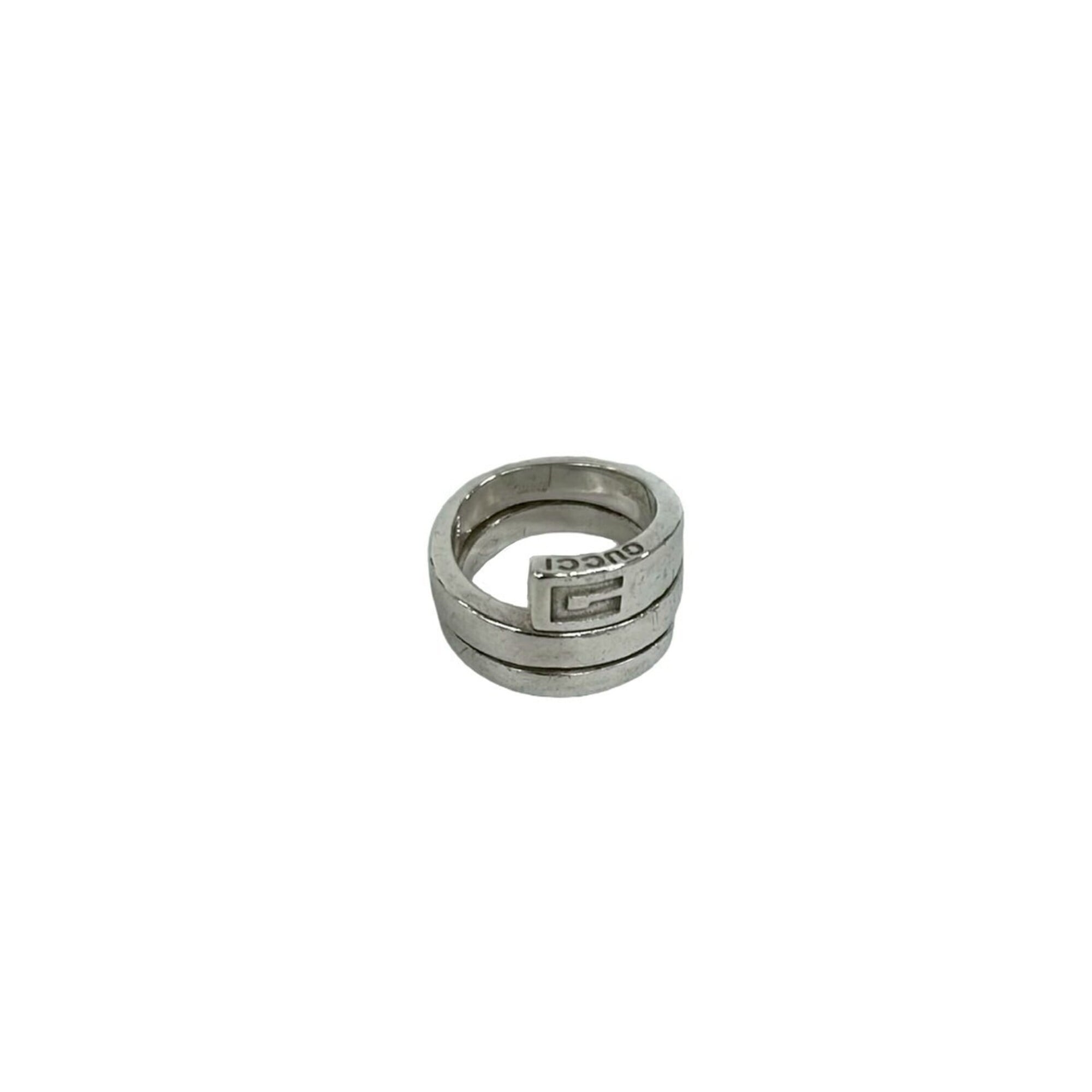 Gucci Silver Silver 925 Band Ring (Pre-Owned)