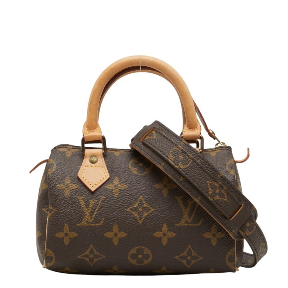 Louis Vuitton Brown Pvc Leather Handbag Shoulder Bag (Pre-Owned)