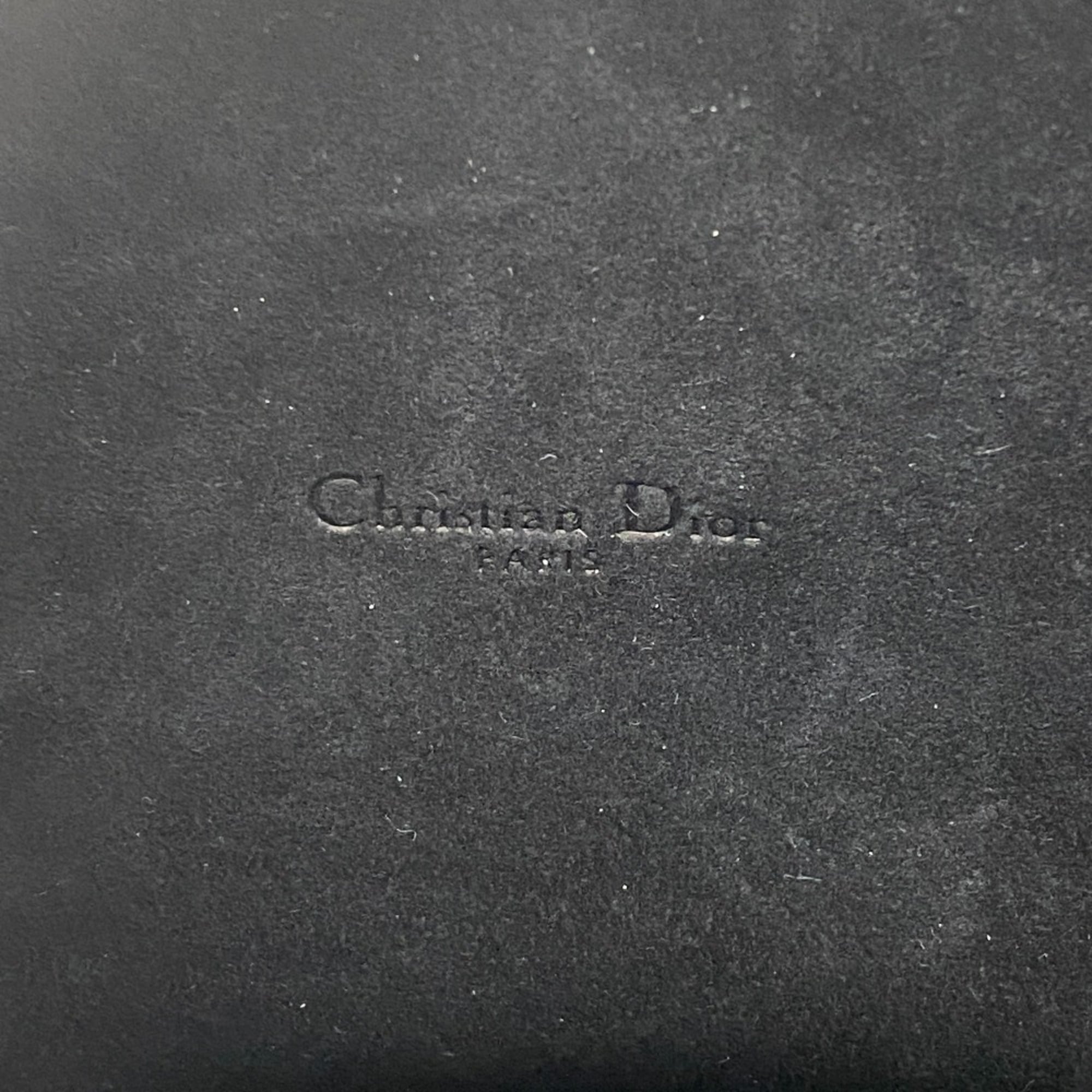 Christian Dior Black Leather Shoulder Bag (Pre-Owned)
