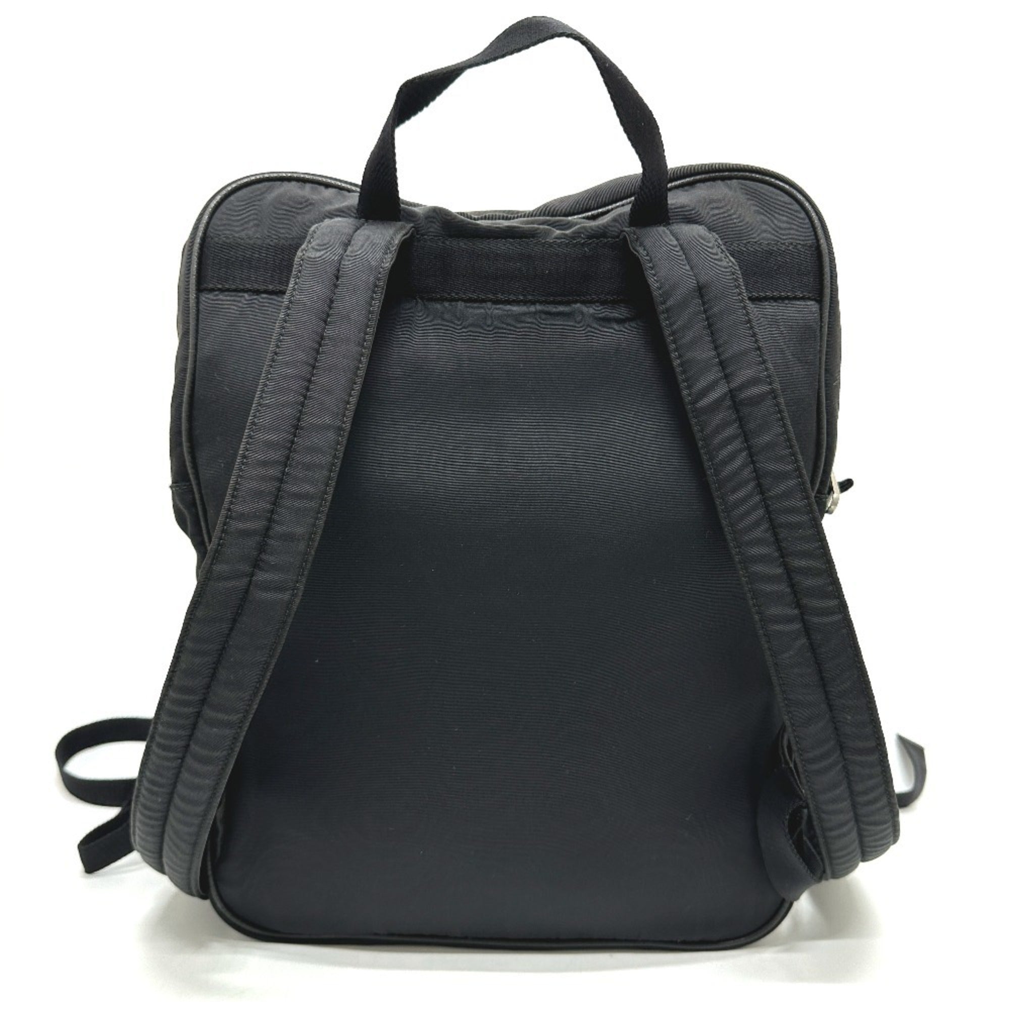 Gucci Black Canvas Backpack (Pre-Owned)
