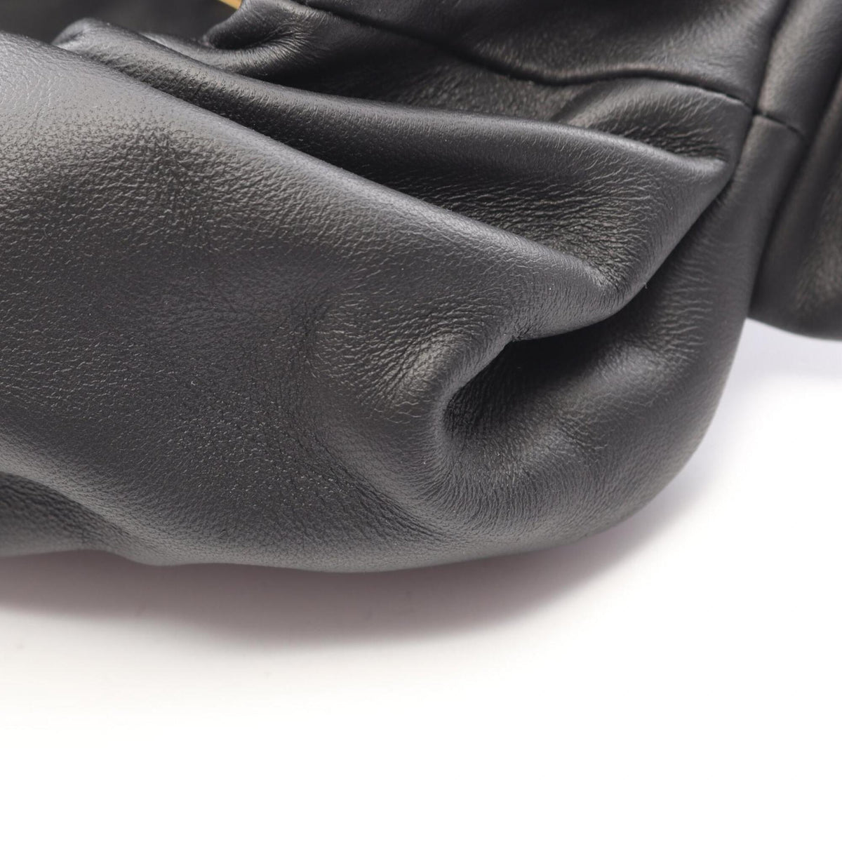 Bottega Veneta Black Leather Fanny Pack Pouch (Pre-Owned)