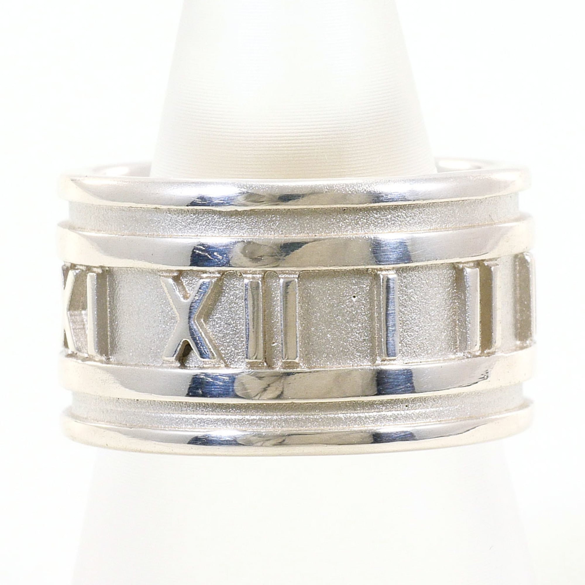 Tiffany Silver Silver 925 Band Ring (Pre-Owned)
