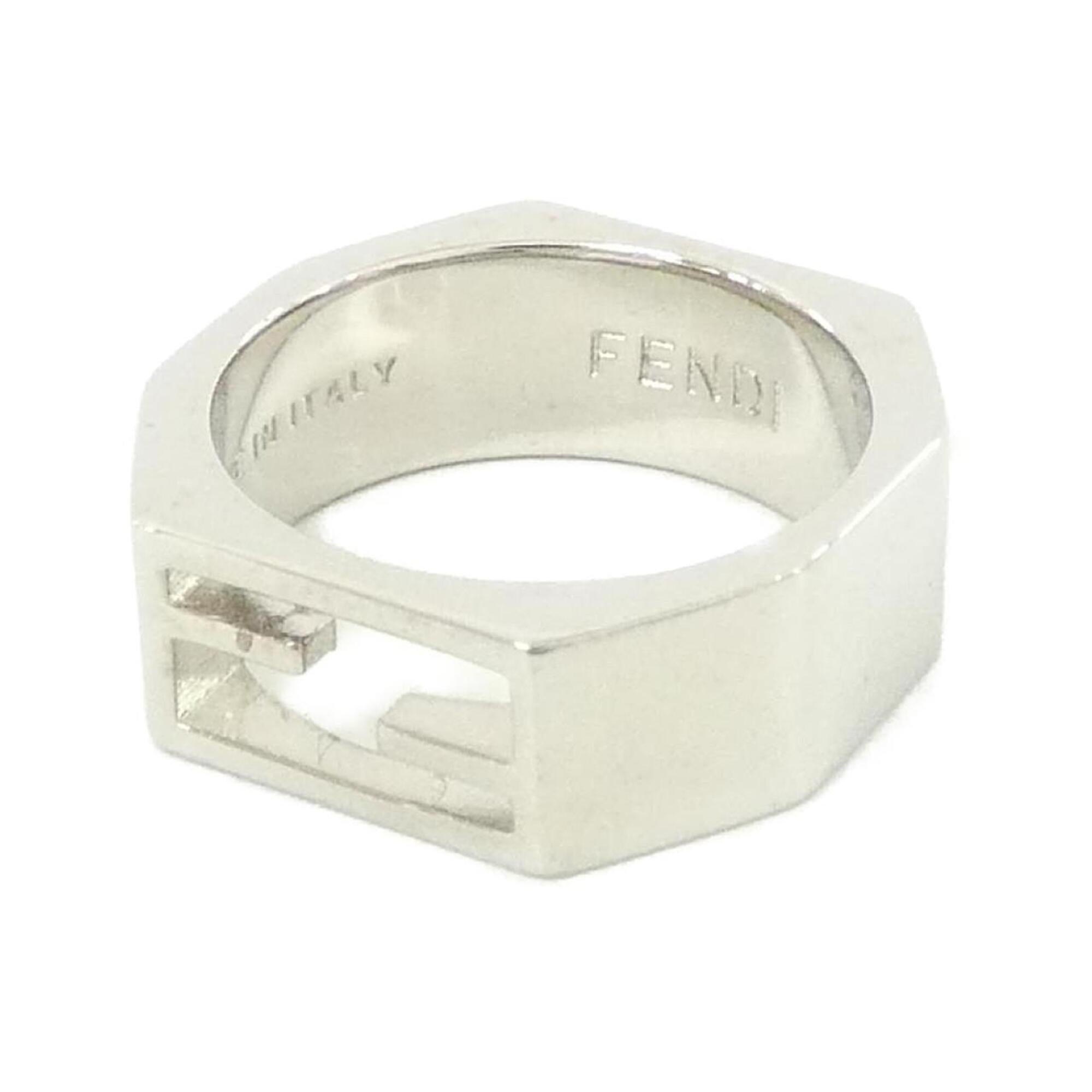 Fendi Silver Band Ring (Pre-Owned)