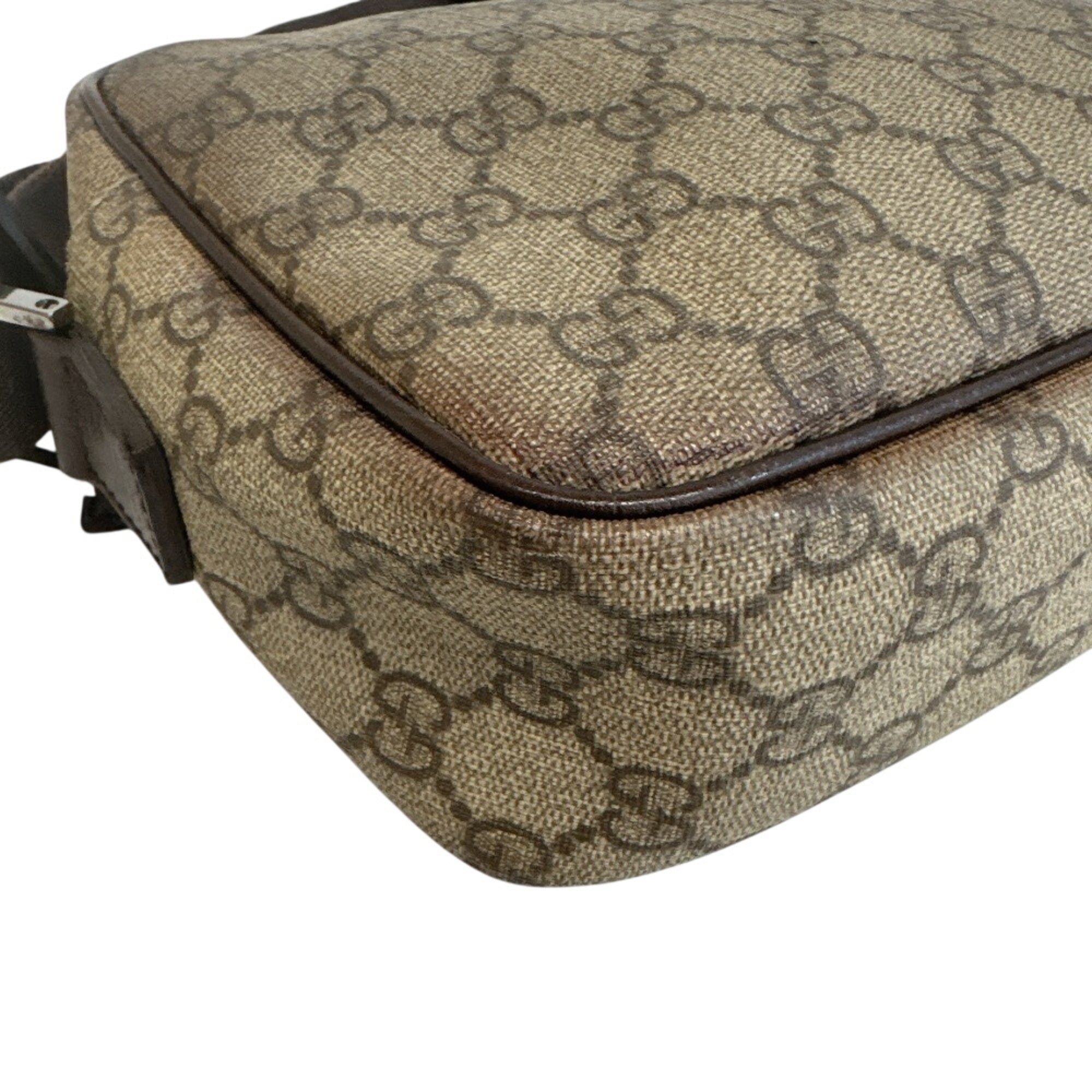 Gucci Beige Gg Supreme Shoulder Bag (Pre-Owned)