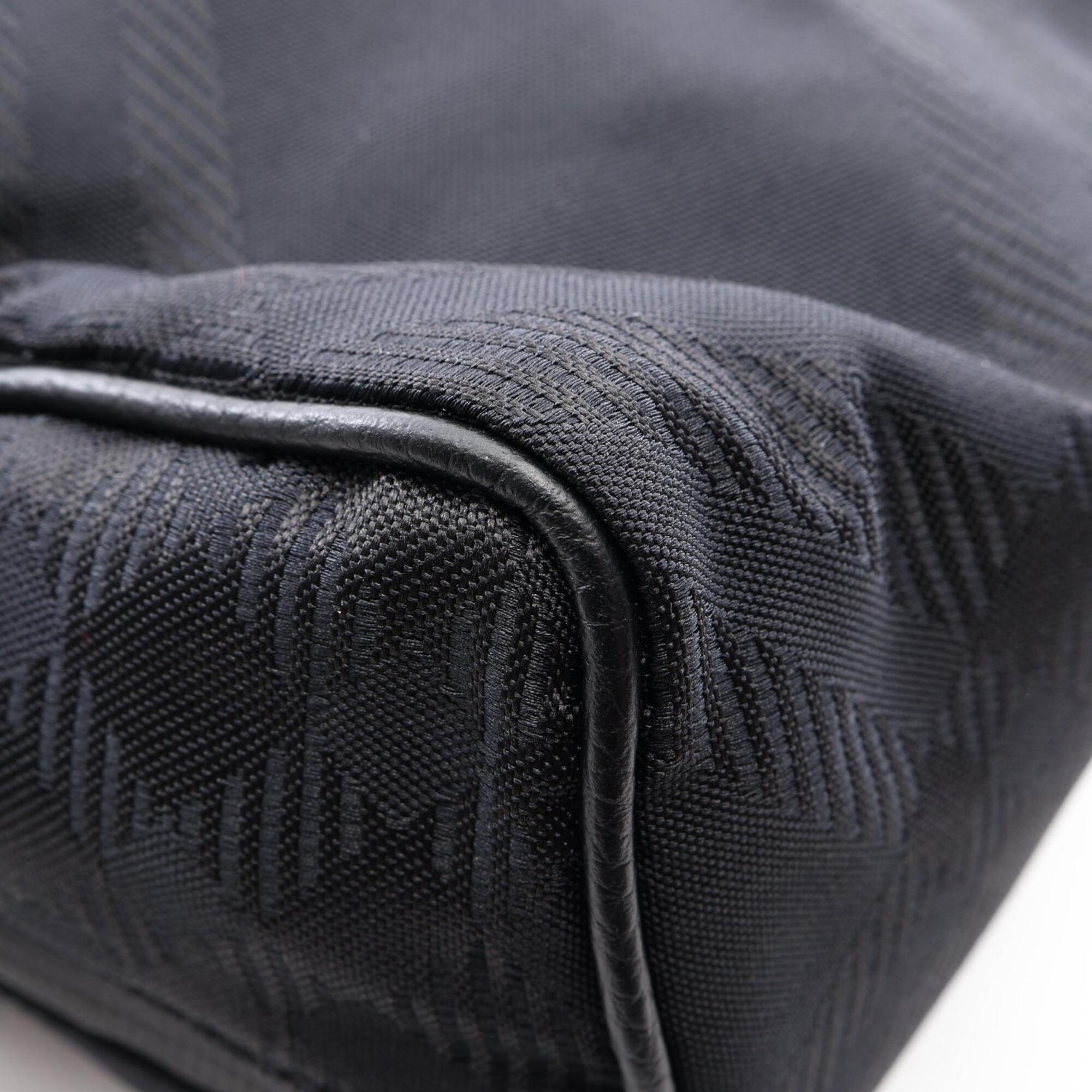 Burberry Black Nylon Leather Crossbody Bag Handbag Shoulder Bag (Pre-Owned)