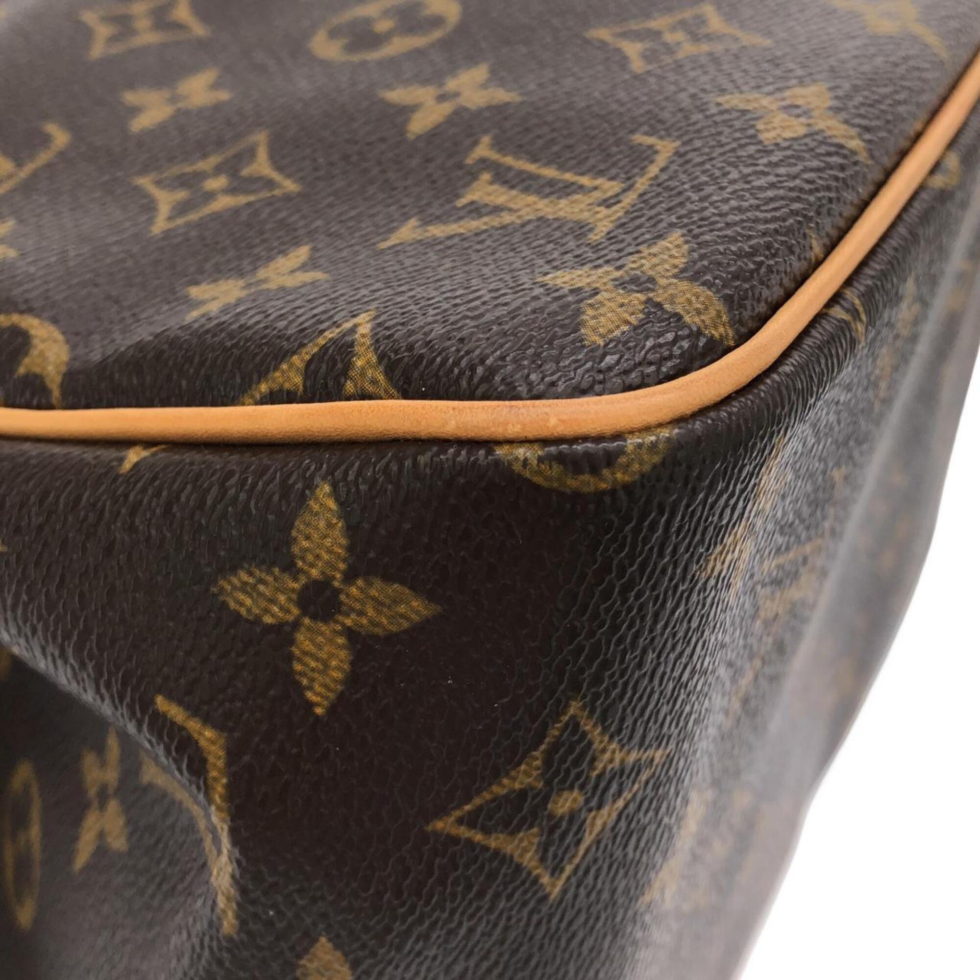 Louis Vuitton Marron Coated Canvas Handbag (Pre-Owned)