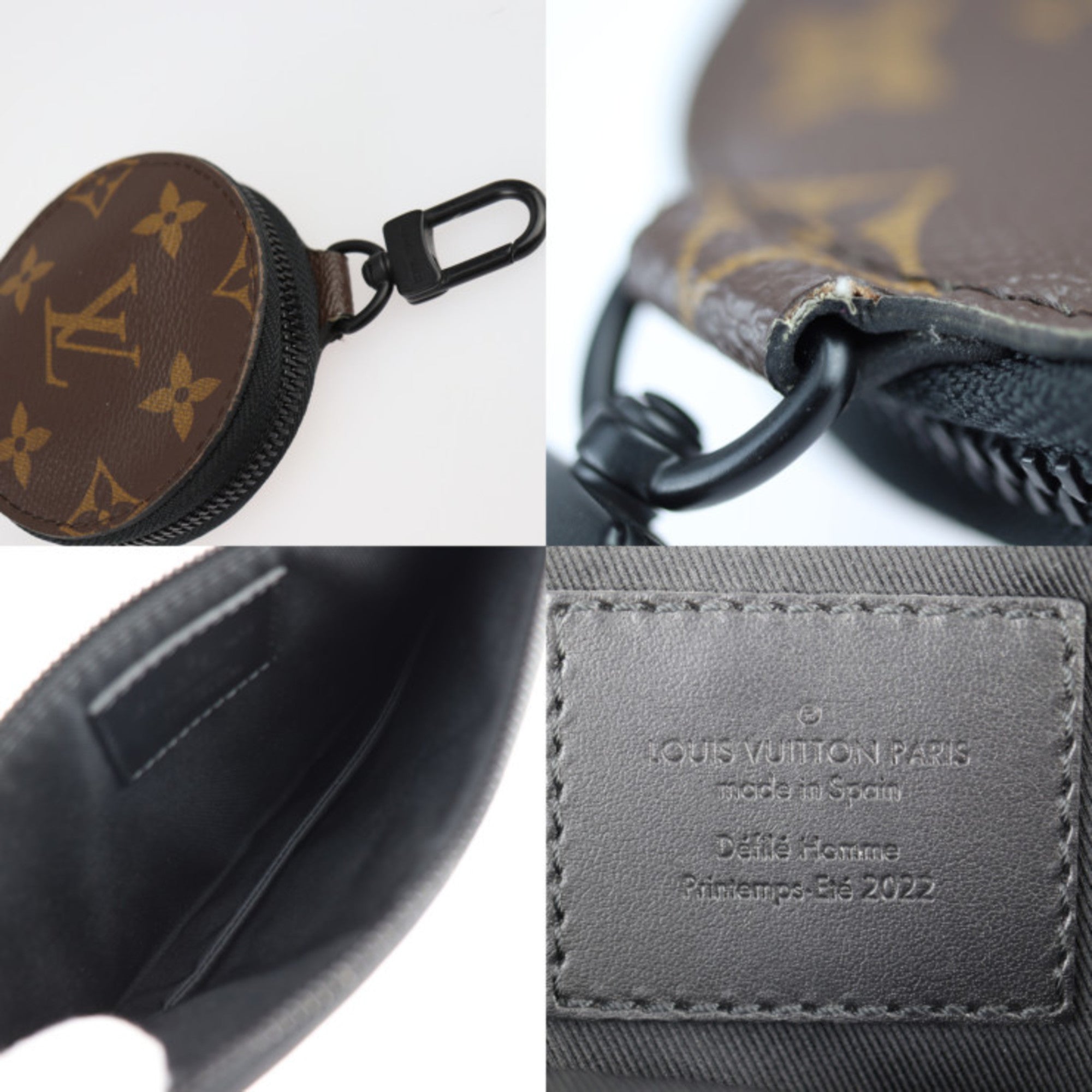 Louis Vuitton Black Brown Monogram Monogram Monogram Empreinte Clutch Bag Pouch Shoulder Bag (Pre-Owned)