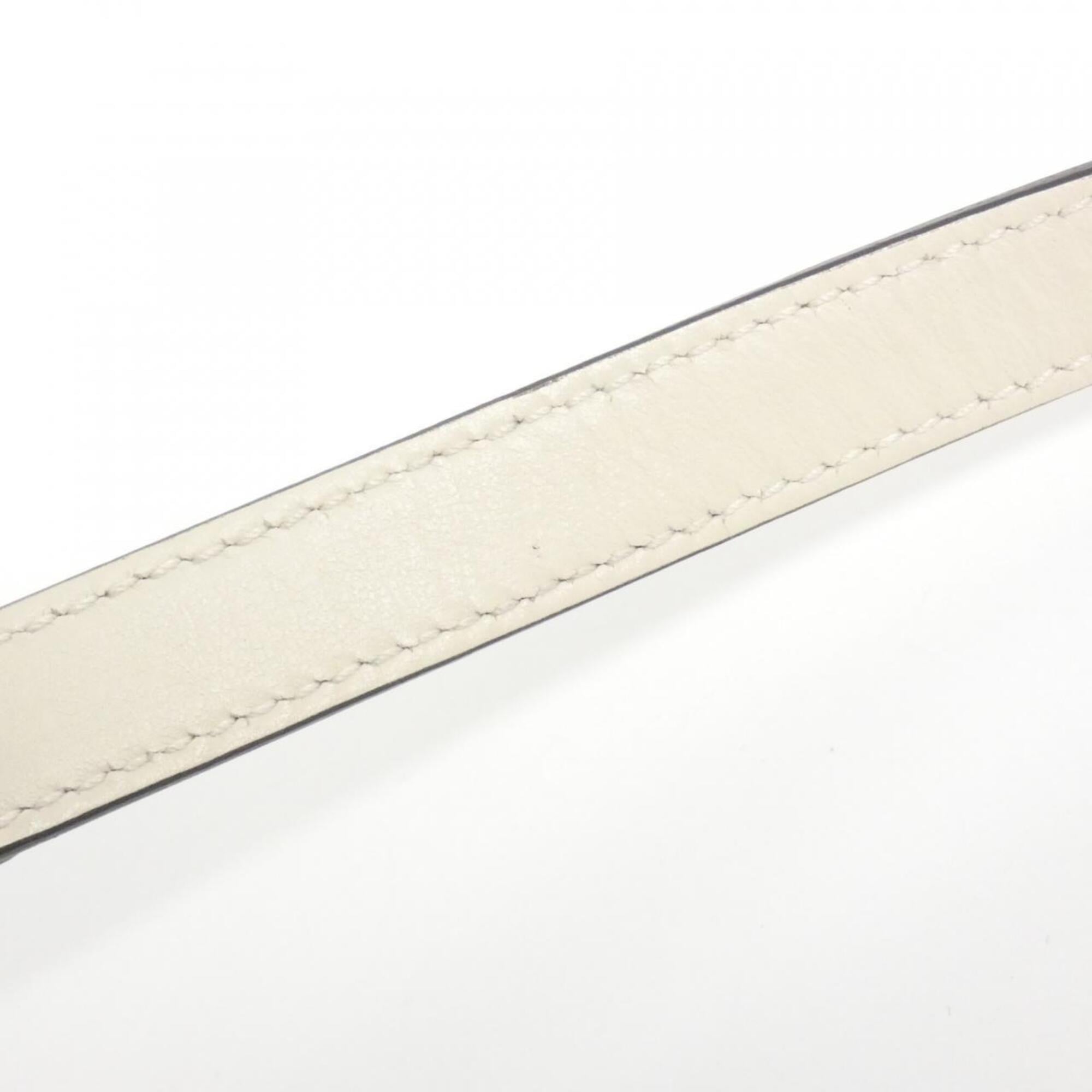 Gucci White Quilting Leather Shoulder Bag (Pre-Owned)