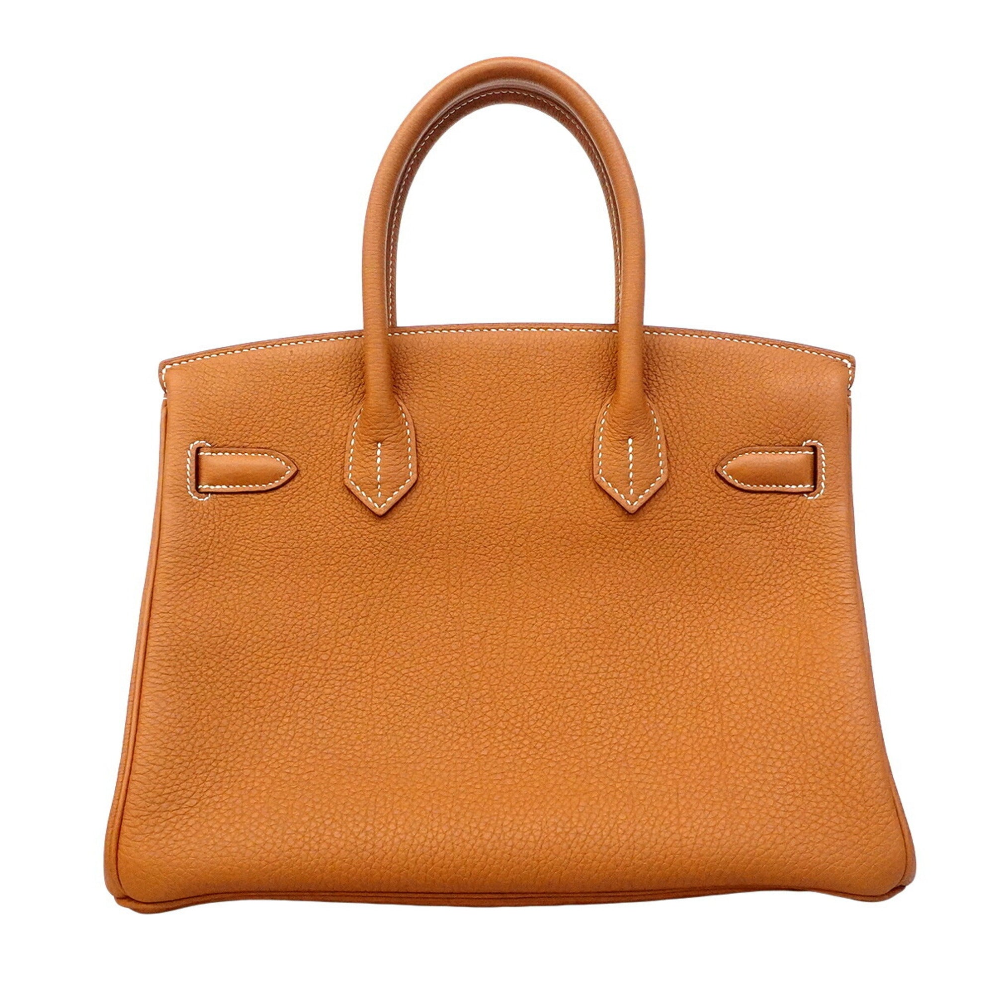 Hermes Gold Togo Leather Handbag (Pre-Owned)