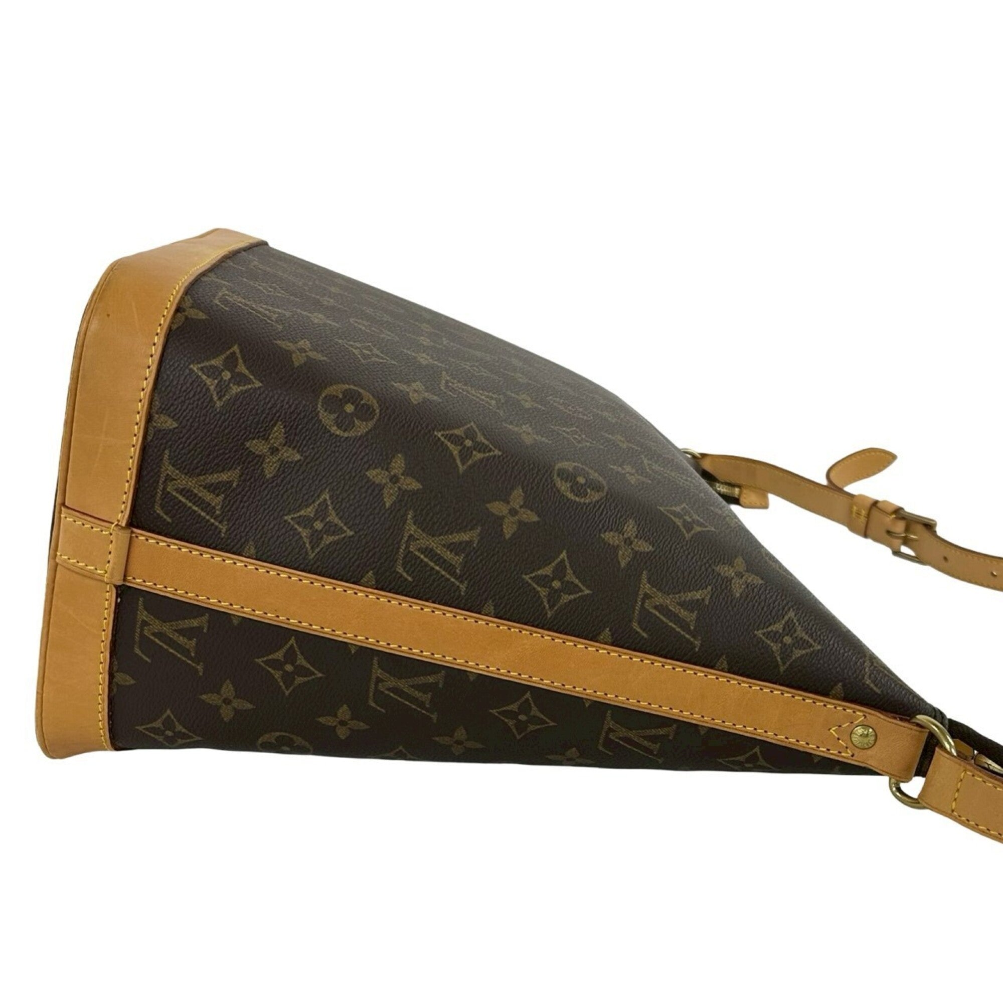 Louis Vuitton Brown Leather Pvc Pouch Shoulder Bag (Pre-Owned)