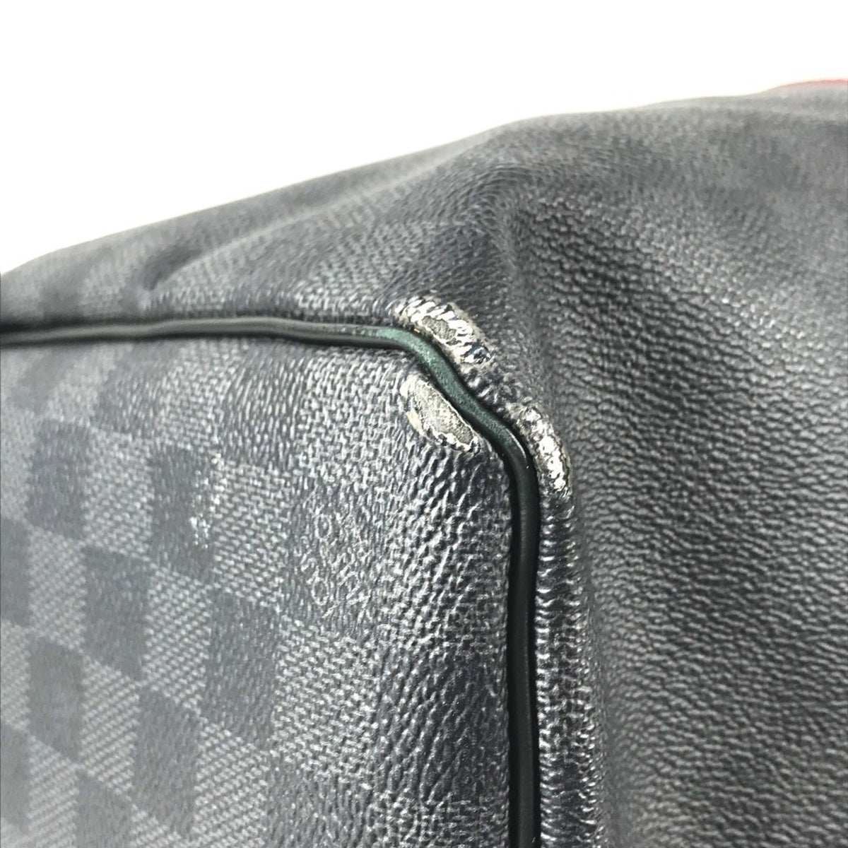 Louis Vuitton Black Damier Graphite Canvas Boston Bag (Pre-Owned)