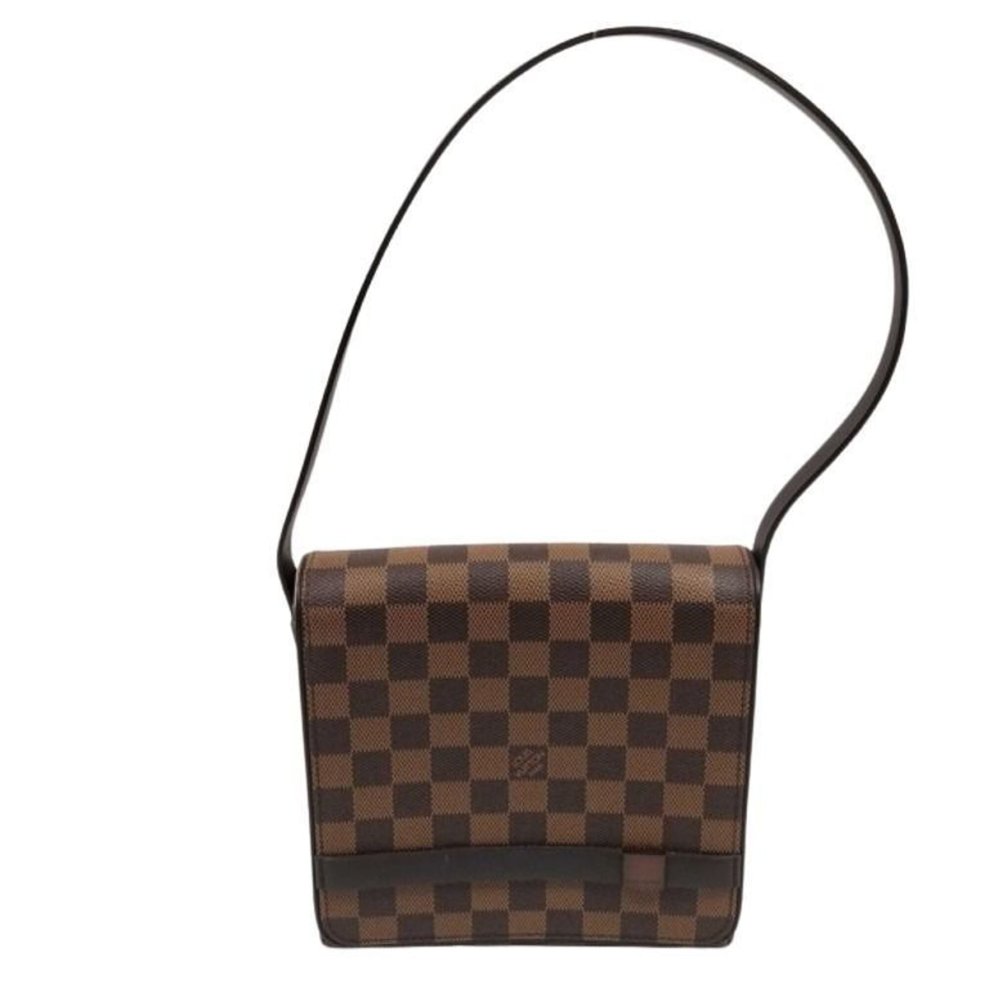 Louis Vuitton Brown Damier Canvas Ebene Damier Canvas Shoulder Bag (Pre-Owned)