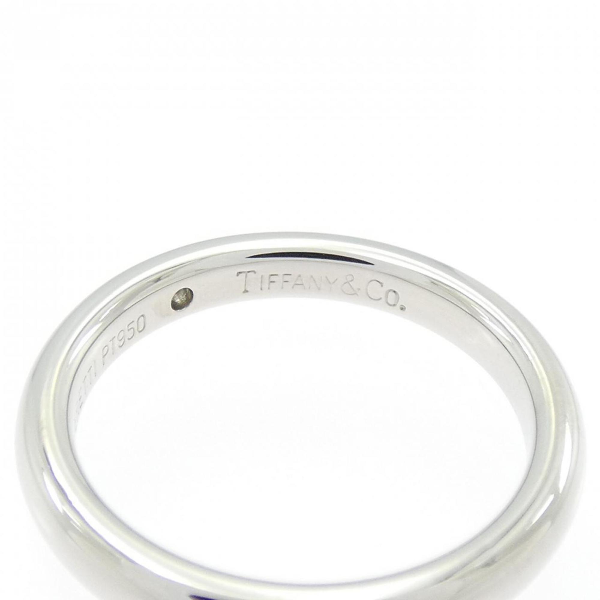 Tiffany Platinum Platinum 950 Band Ring (Pre-Owned)