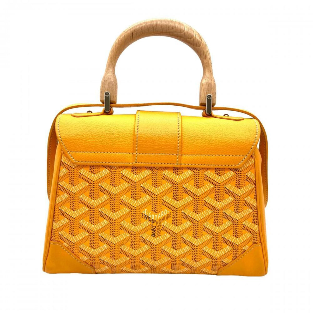 Goyard Yellow Leather Shoulder Bag (Pre-Owned)