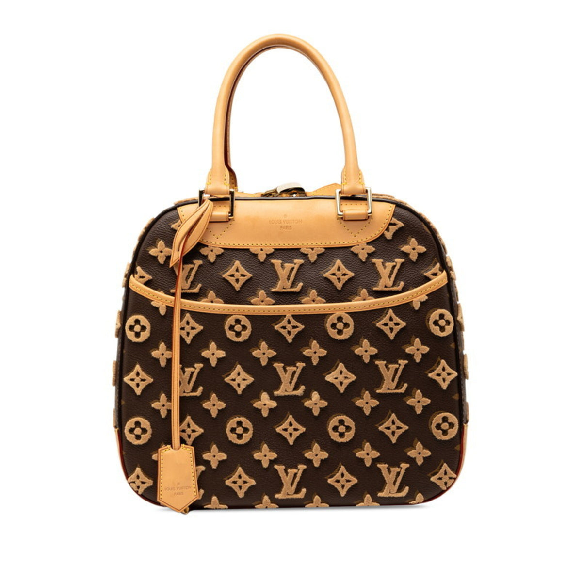Louis Vuitton Brown Pvc Leather Handbag (Pre-Owned)