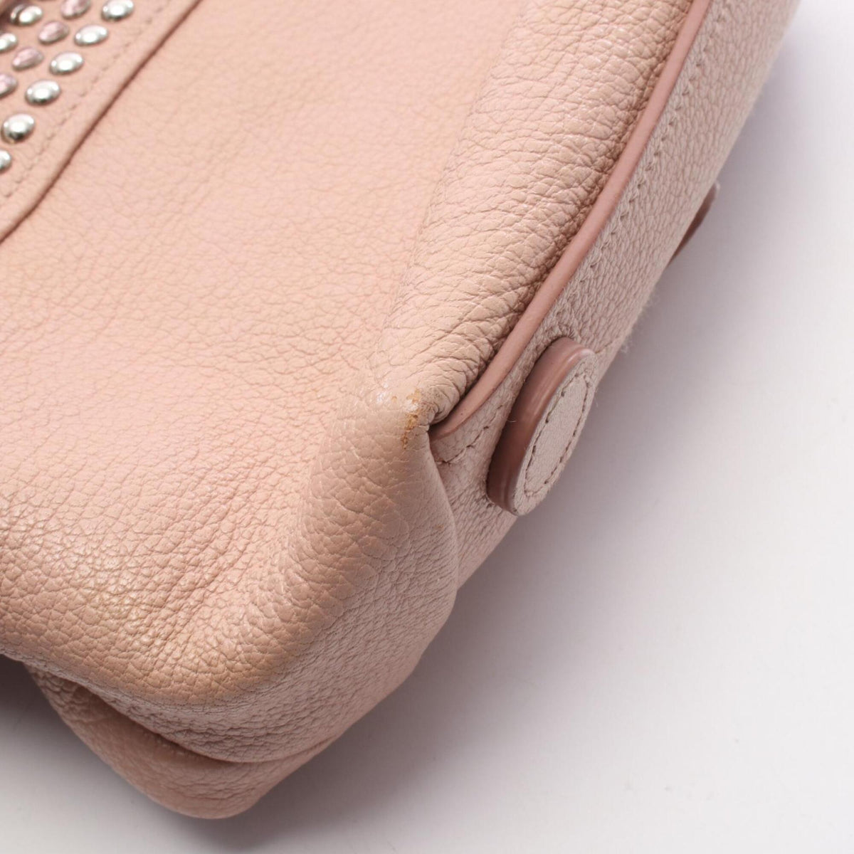 Miu Miu Pink Leather Handbag Shoulder Bag (Pre-Owned)