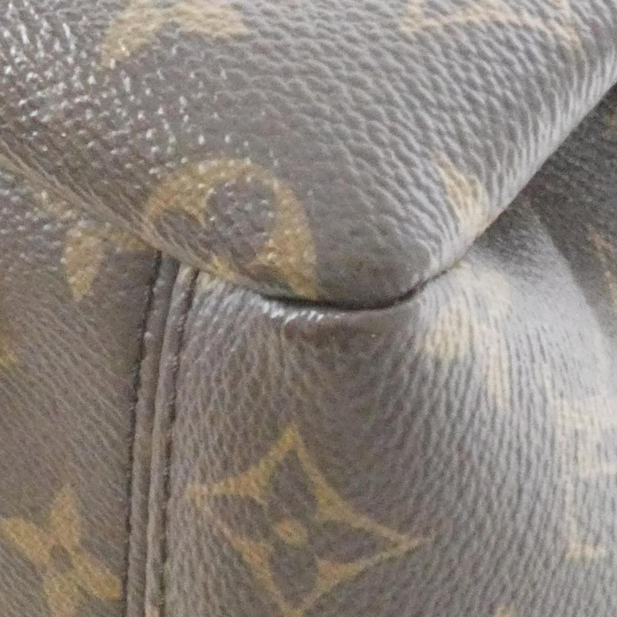 Louis Vuitton Brown Coated Canvas Leather Handbag (Pre-Owned)