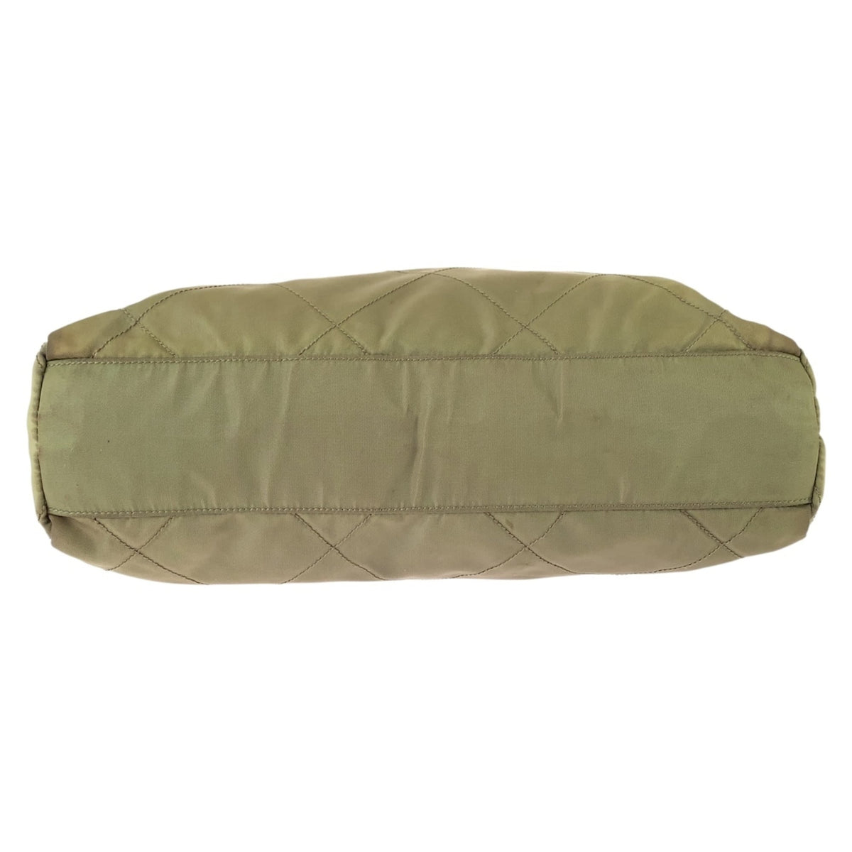 Prada Khaki Nylon Shoulder Bag (Pre-Owned)