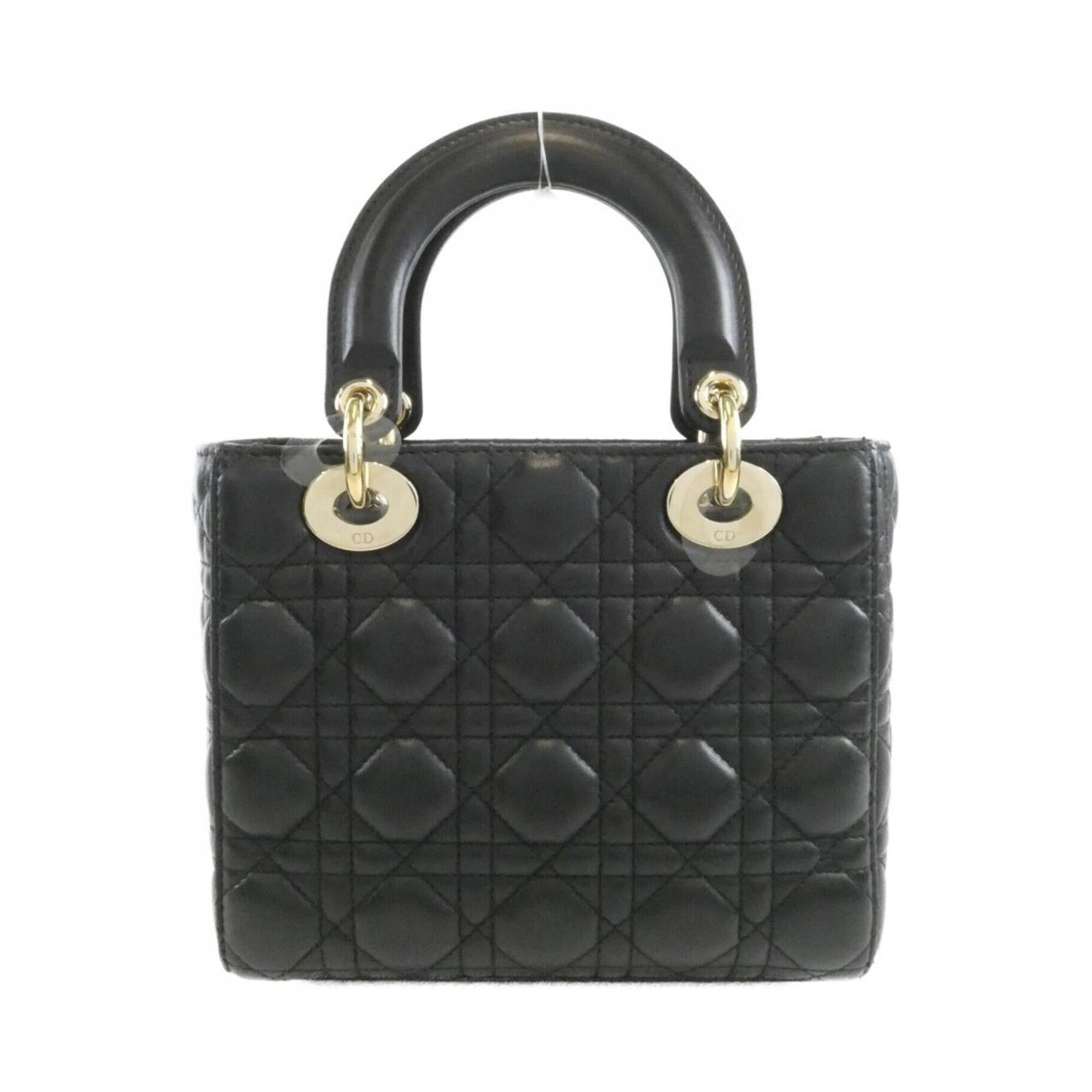 Christian Dior Black Leather Handbag (Pre-Owned)