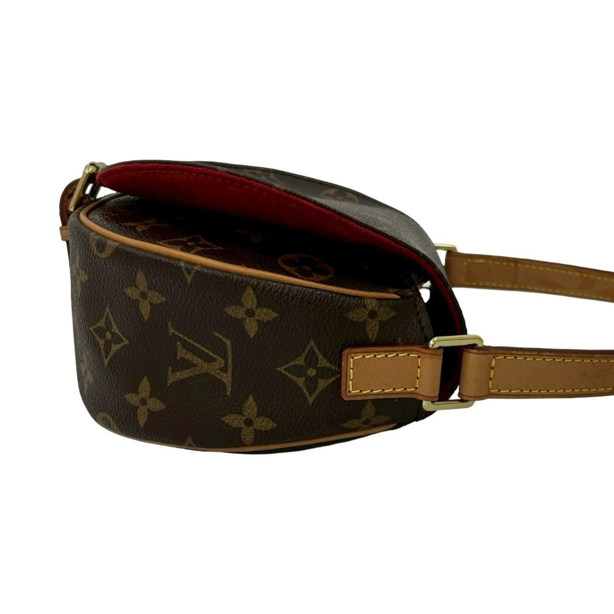 Louis Vuitton Brown Leather Pvc Pochette Shoulder Bag (Pre-Owned)