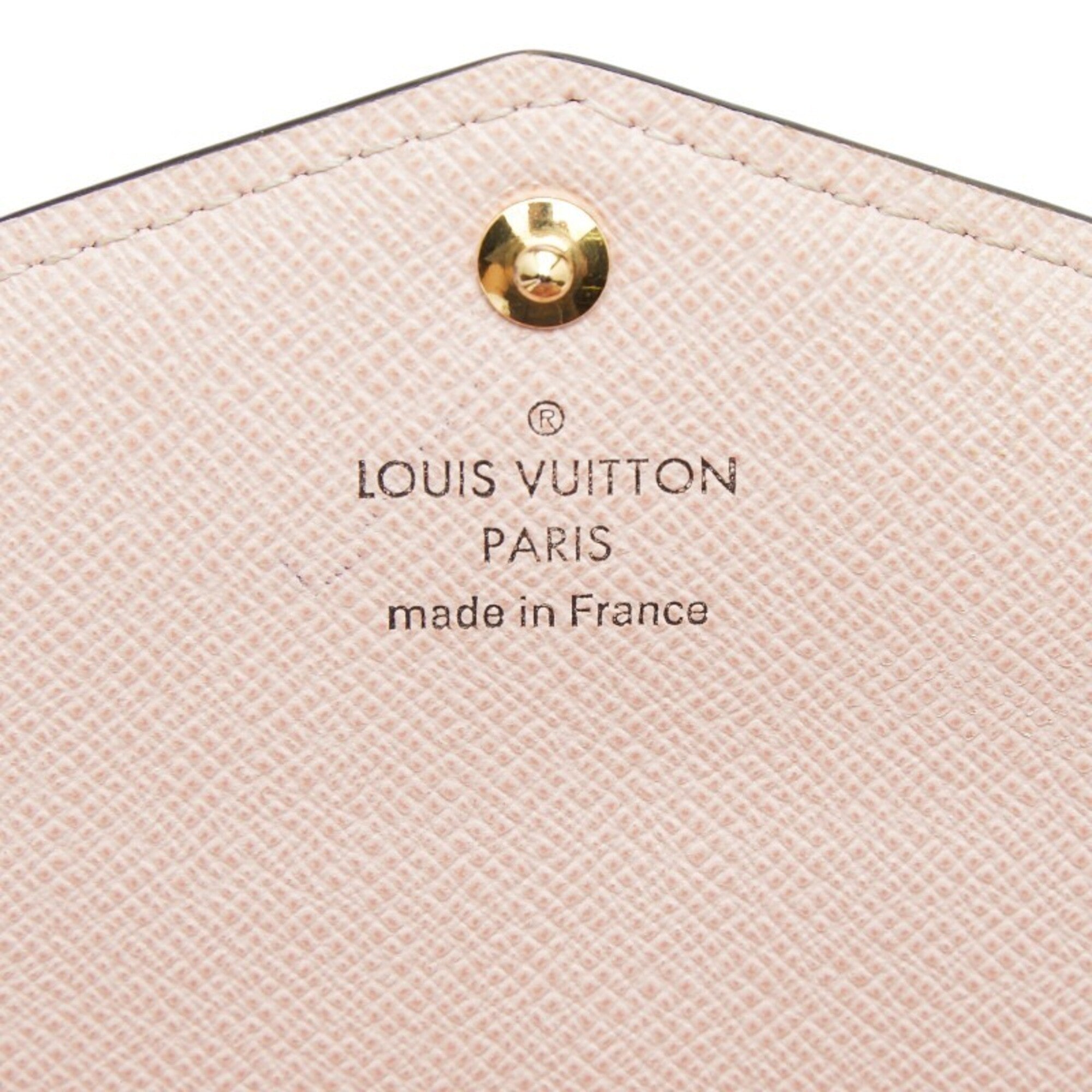 Louis Vuitton Brown Pvc Leather Long Wallet (Bi-Fold) (Pre-Owned)