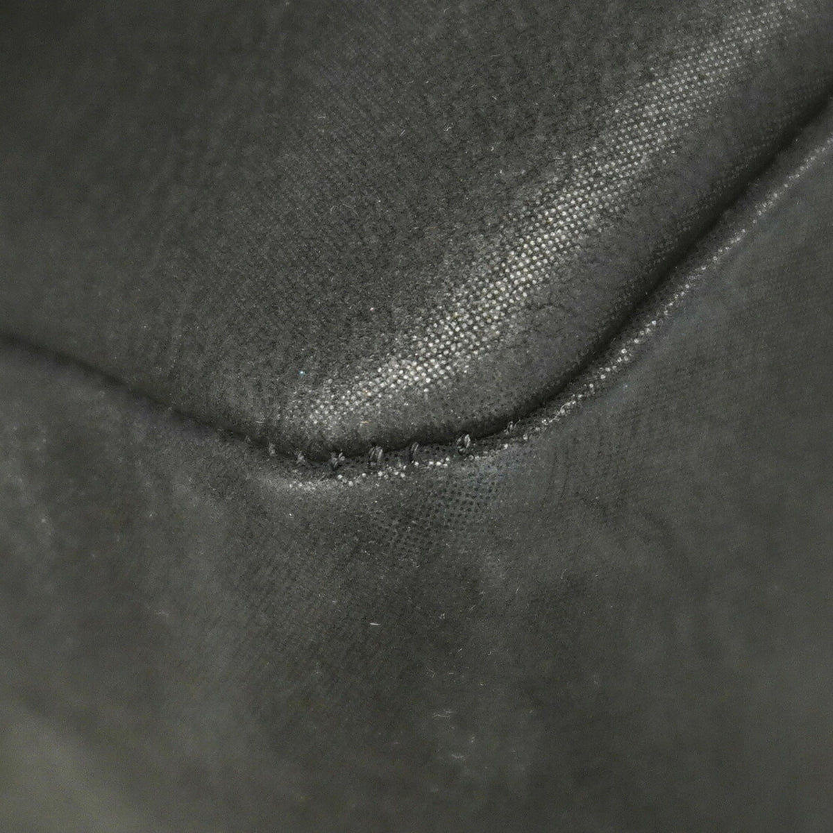 Chanel Black Khaki Grained Calfskin Leather Shoulder Bag (Pre-Owned)