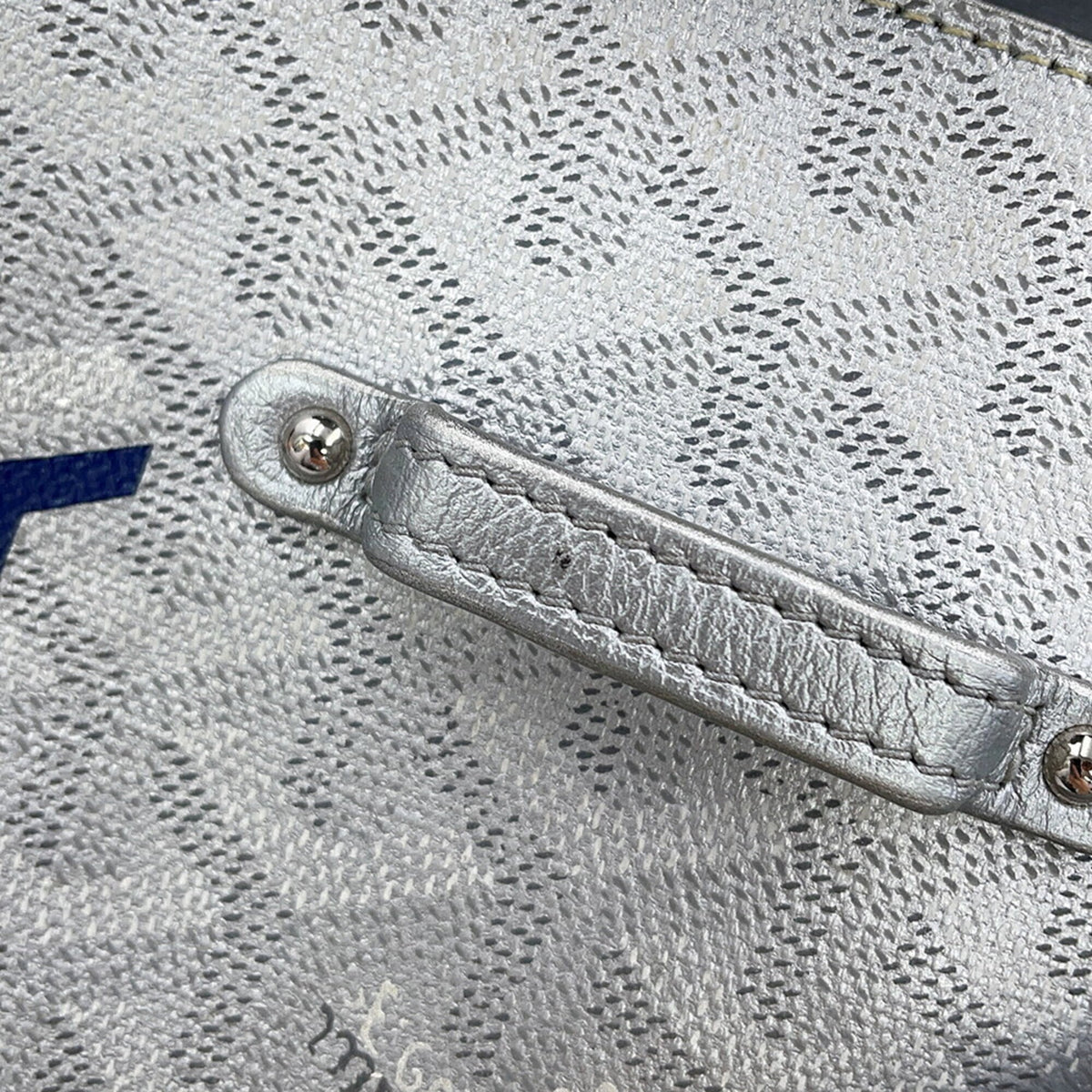 Goyard Silver Pvc Handbag (Pre-Owned)