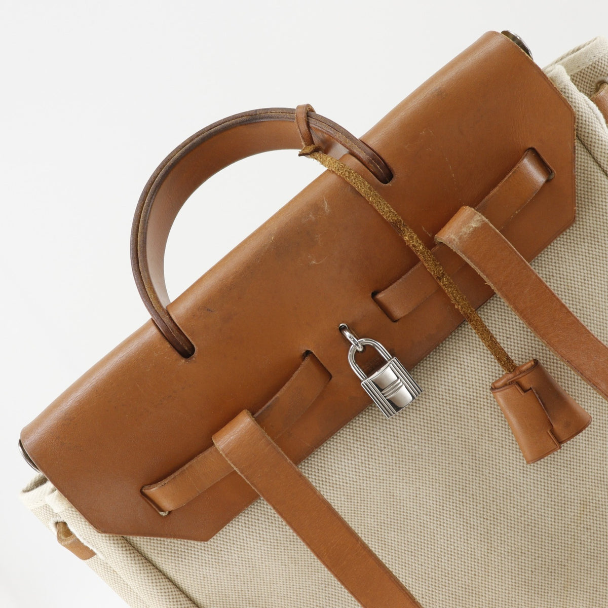 Hermes Beige Toile H Backpack (Pre-Owned)