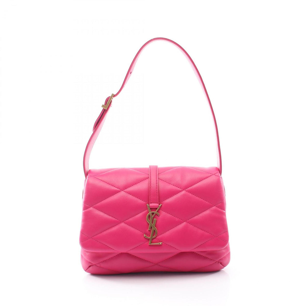 Saint Laurent Pink Leather Handbag Shoulder Bag (Pre-Owned)
