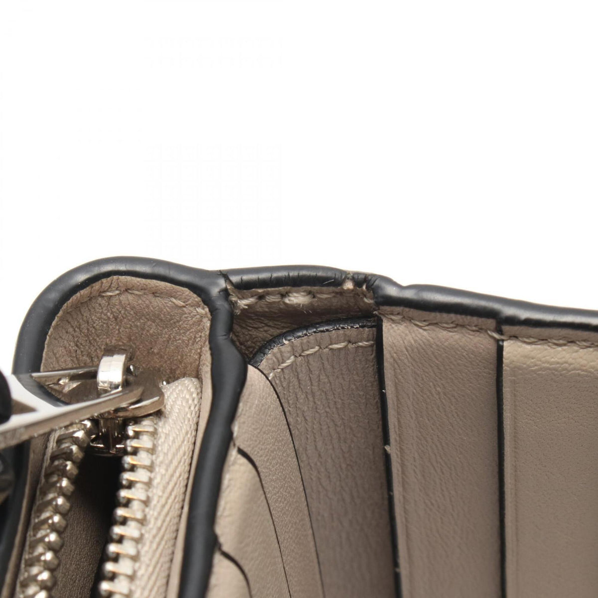 Loewe Brown Green Leather Wallet (Bi-Fold) (Pre-Owned)