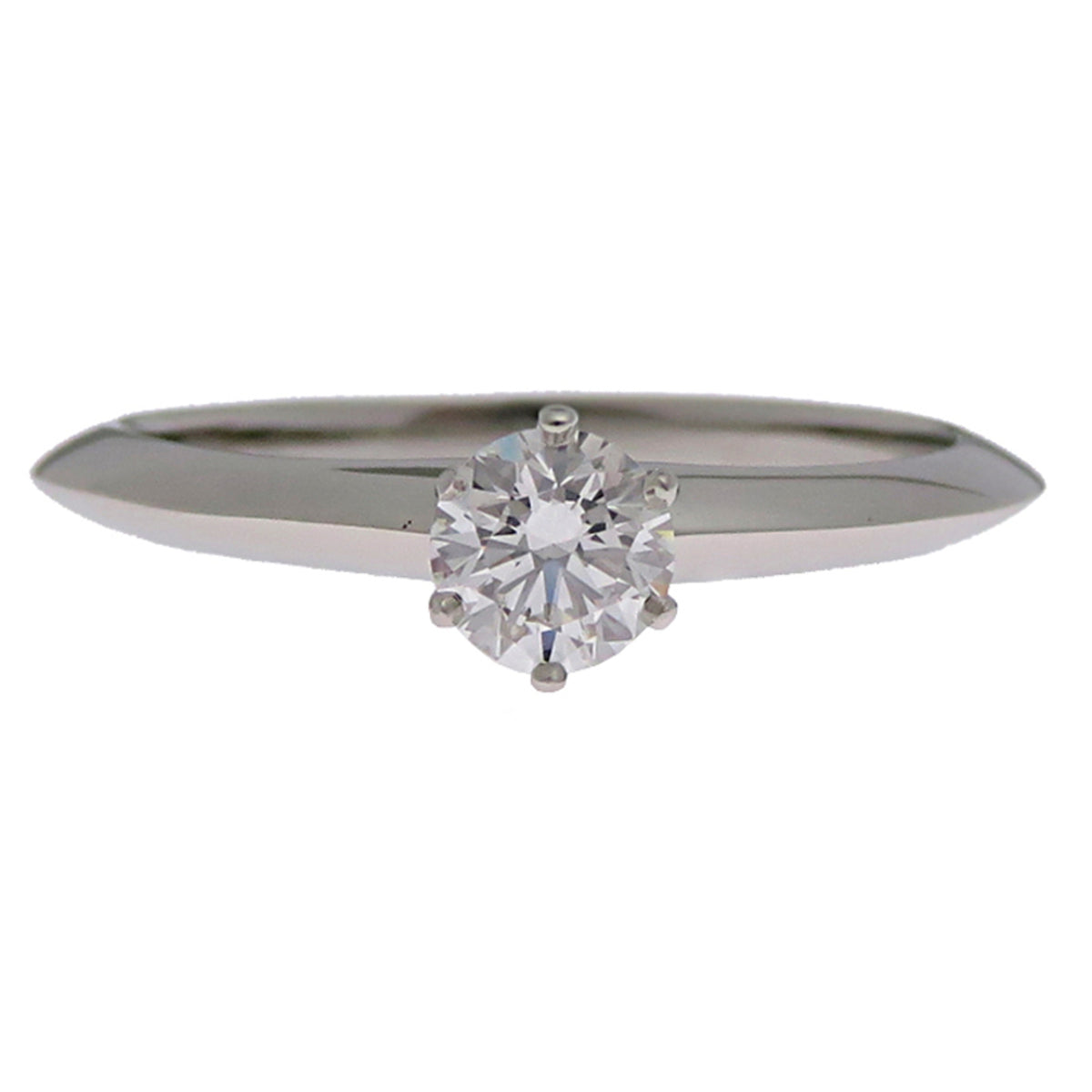 Tiffany Platinum 950 Band Ring (Pre-Owned)