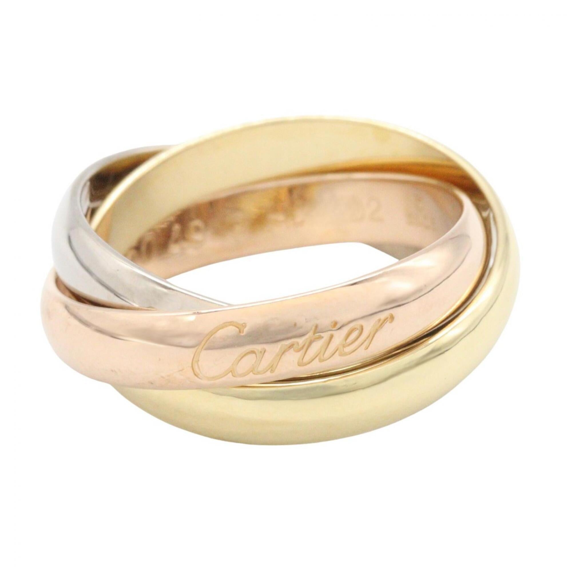 Cartier Gold Silver Yellow Gold (18K) Pink Gold (18K) White Gold (18K) Band Ring (Pre-Owned)