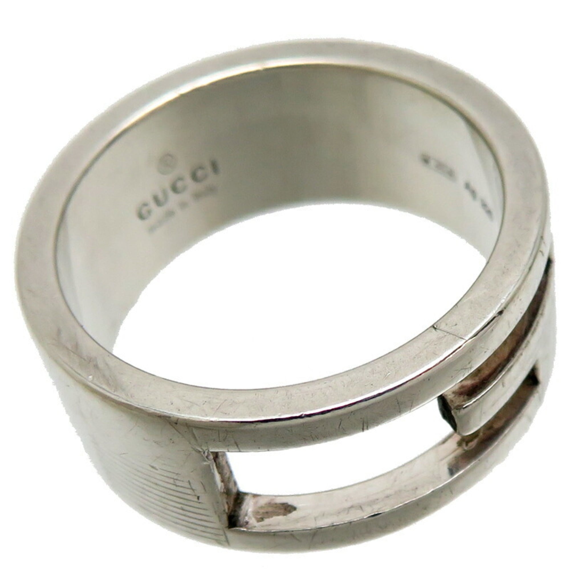 Gucci Silver Silver 925 Band Ring (Pre-Owned)