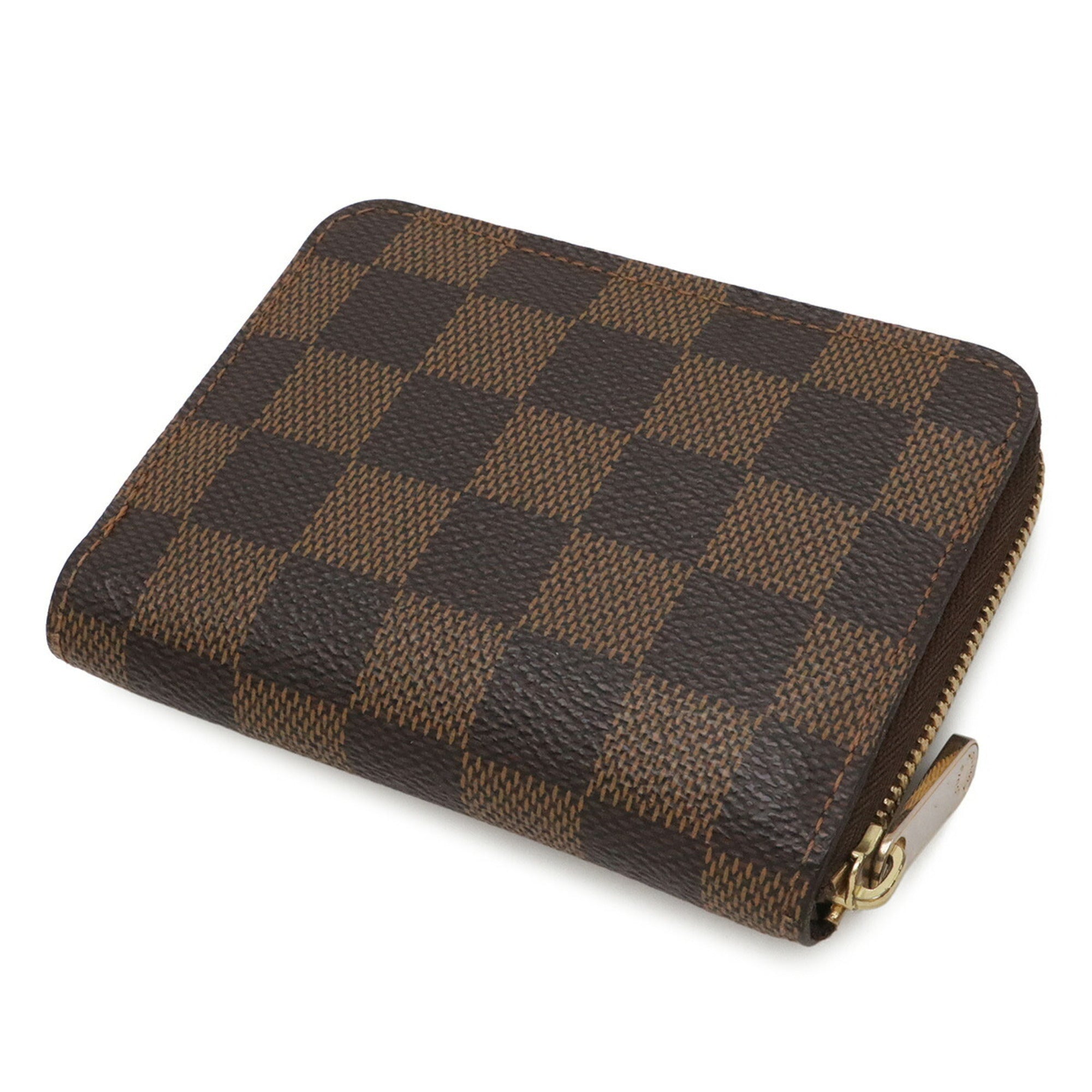 Louis Vuitton Brown Pvc Coated Canvas Coin Purse/Coin Case (Pre-Owned)