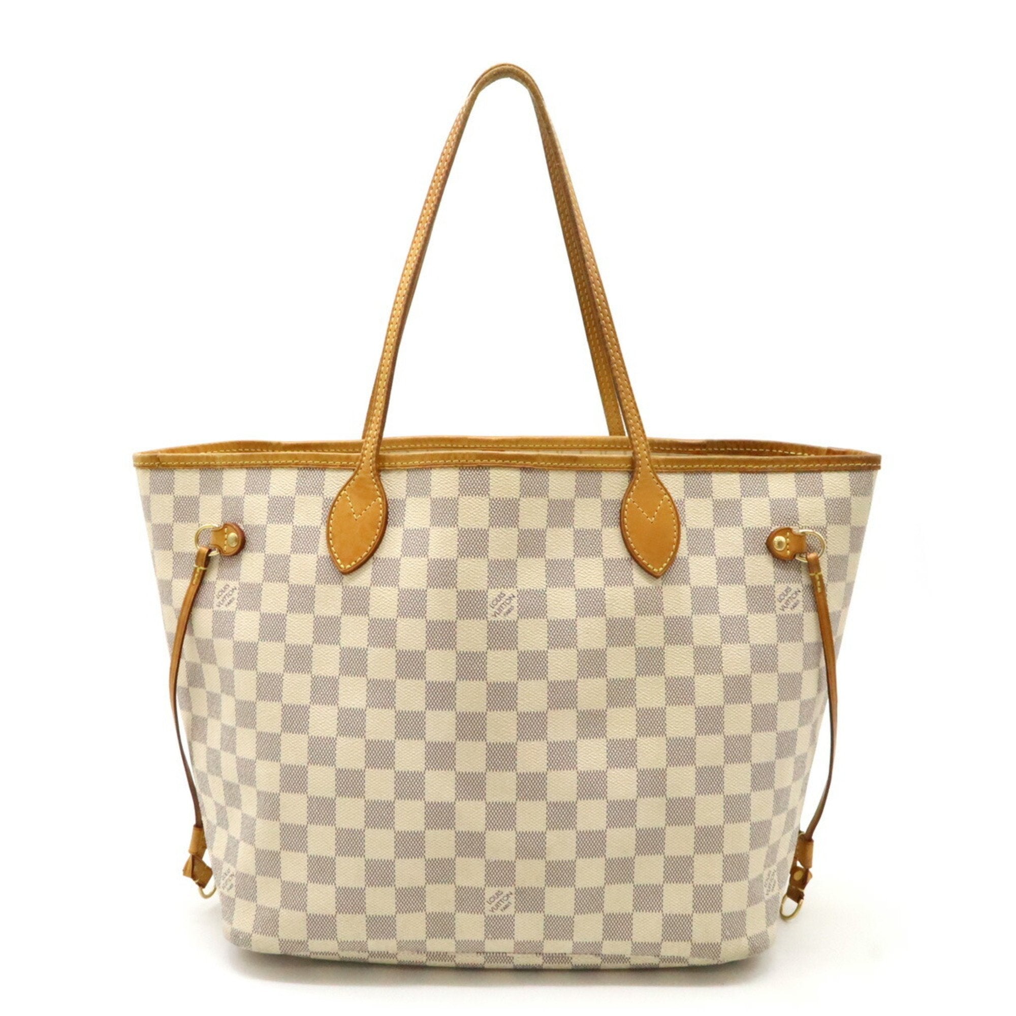 Louis Vuitton Damier Azur Ivory Damier Azur Shoulder Bag Tote Bag (Pre-Owned)