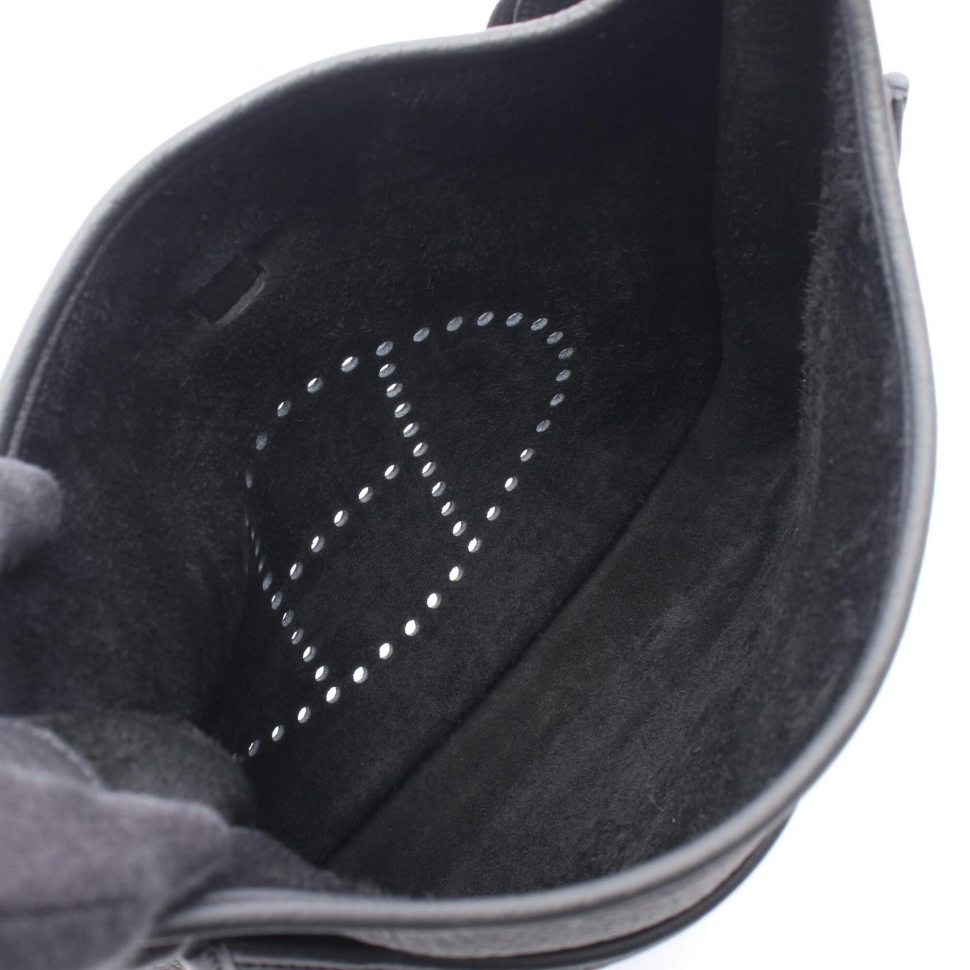 Hermes Black Taurillon Clemence Leather Handbag Shoulder Bag (Pre-Owned)