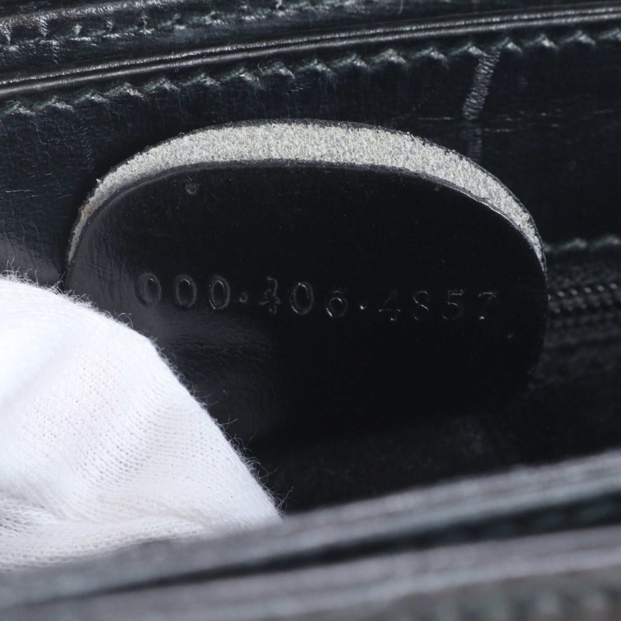 Gucci Black Leather Handbag Tote Bag (Pre-Owned)