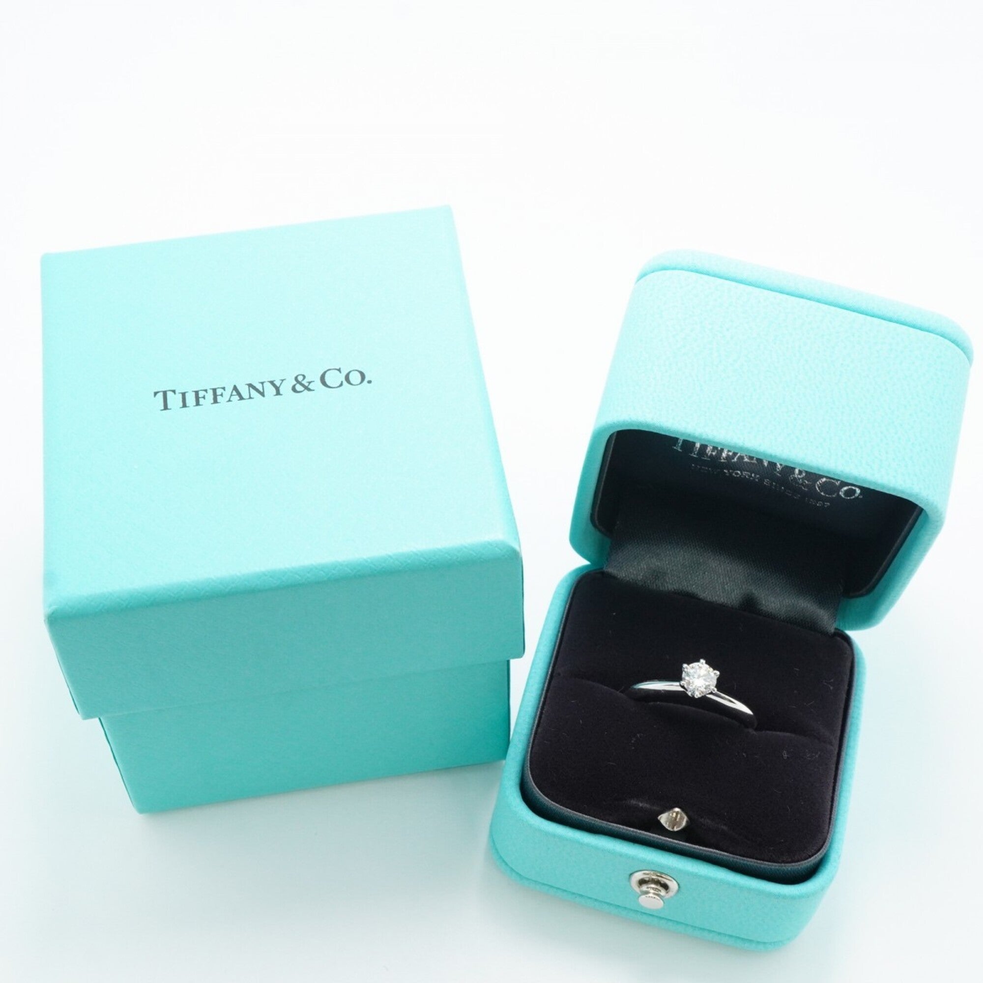 Tiffany Platinum 950 Band Ring (Pre-Owned)