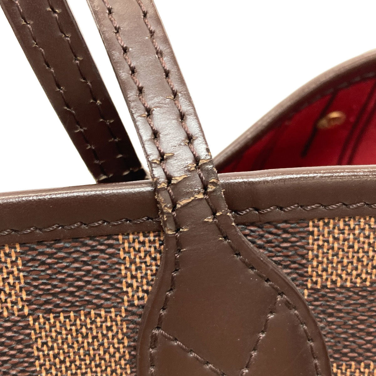 Louis Vuitton Damier Canvas Ebene Damier Canvas Handbag (Pre-Owned)