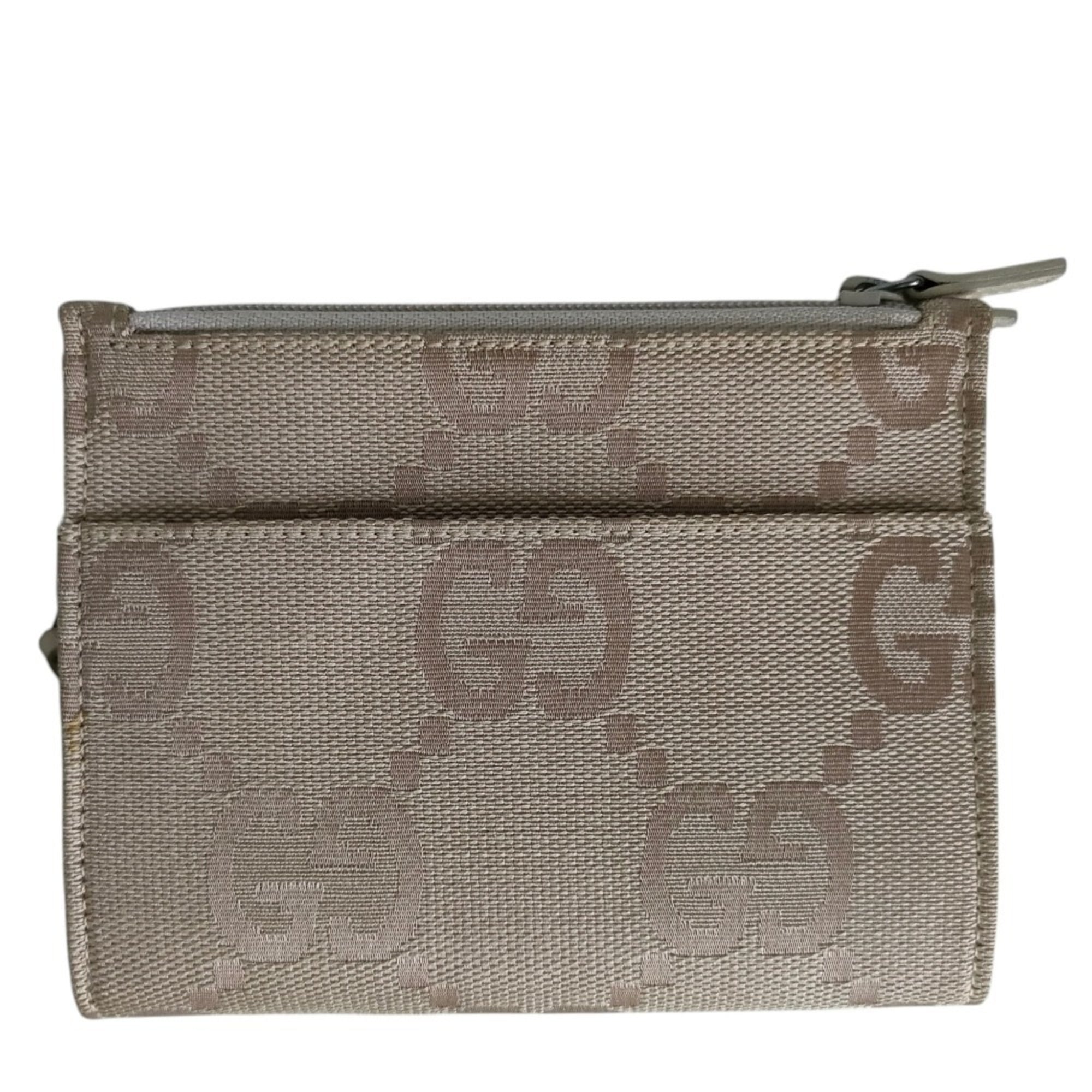 Gucci Beige Gg Canvas Coin Purse/Coin Case (Pre-Owned)