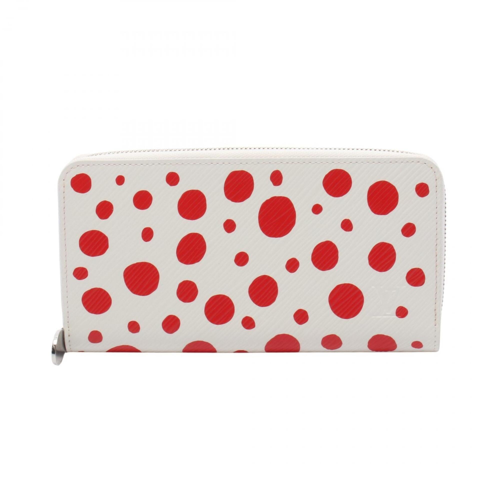 Louis Vuitton Blanc Red Color White Epi Leather Long Wallet (Bi-Fold) (Pre-Owned)