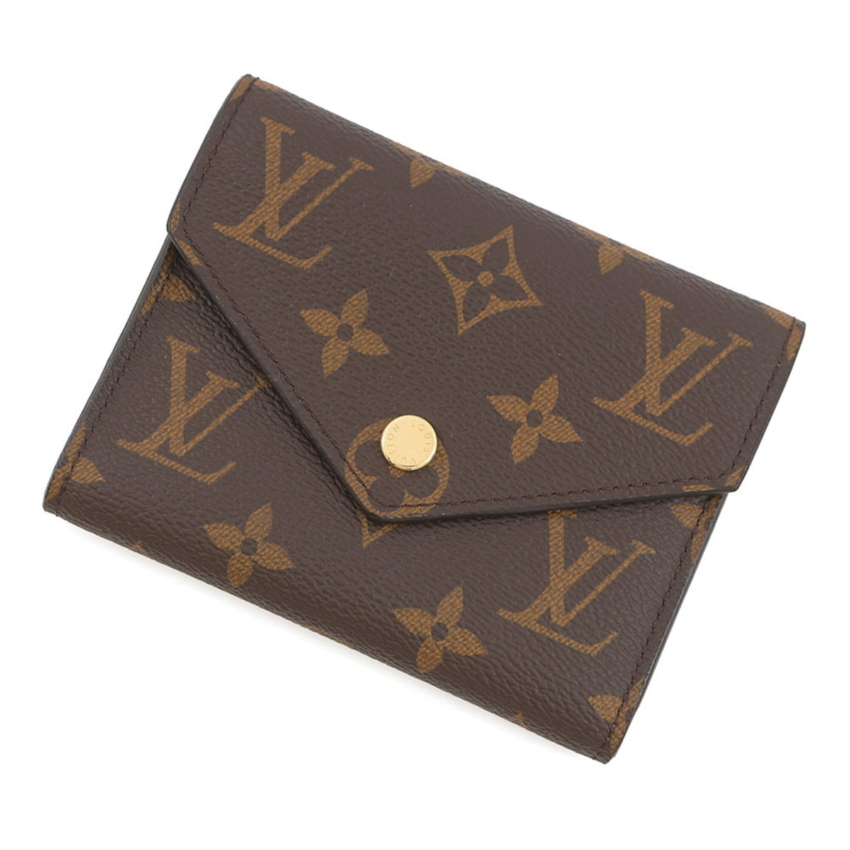 Louis Vuitton Monogram Brown Monogram Wallet (Tri-Fold) (Pre-Owned)