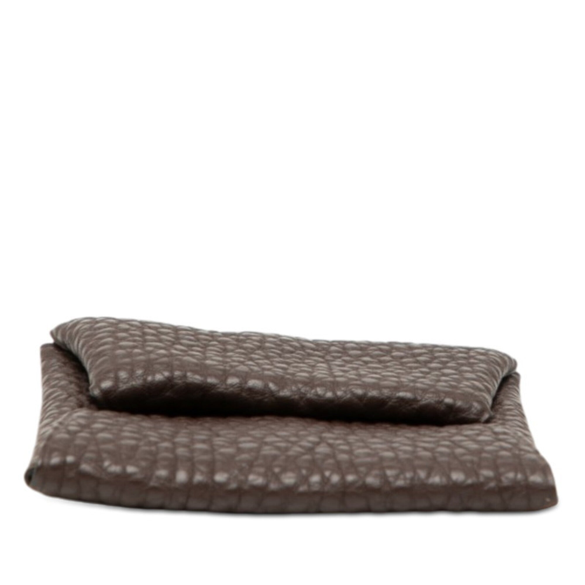 Hermes Brown Havane Taurillon Clemence Leather Coin Purse/Coin Case (Pre-Owned)