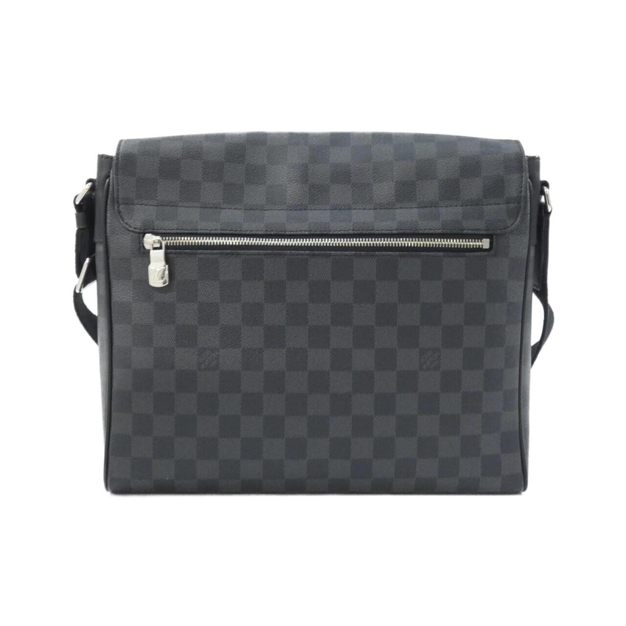 Louis Vuitton Graphite Coated Canvas Shoulder Bag (Pre-Owned)