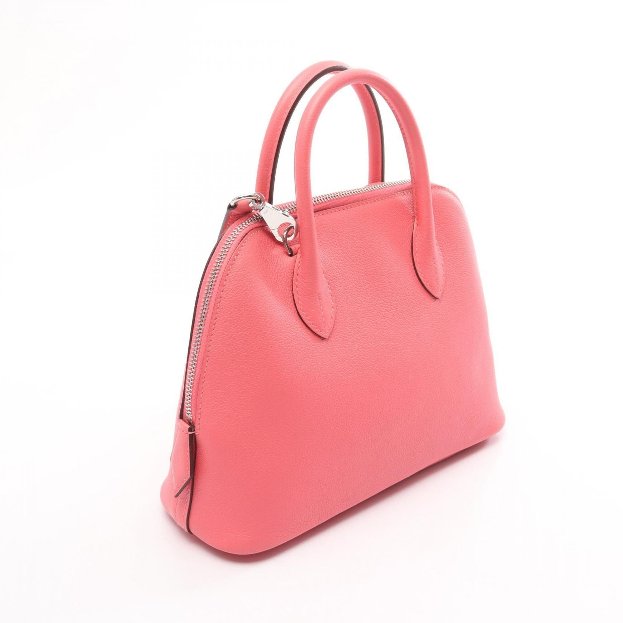 Hermes Pink Rose Azalee Evercalf Leather Handbag (Pre-Owned)