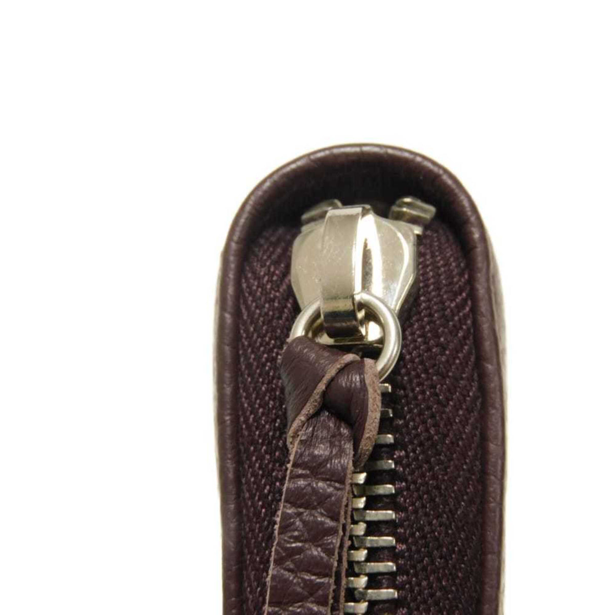 Balenciaga Bordeaux Leather Long Wallet (Bi-Fold) (Pre-Owned)