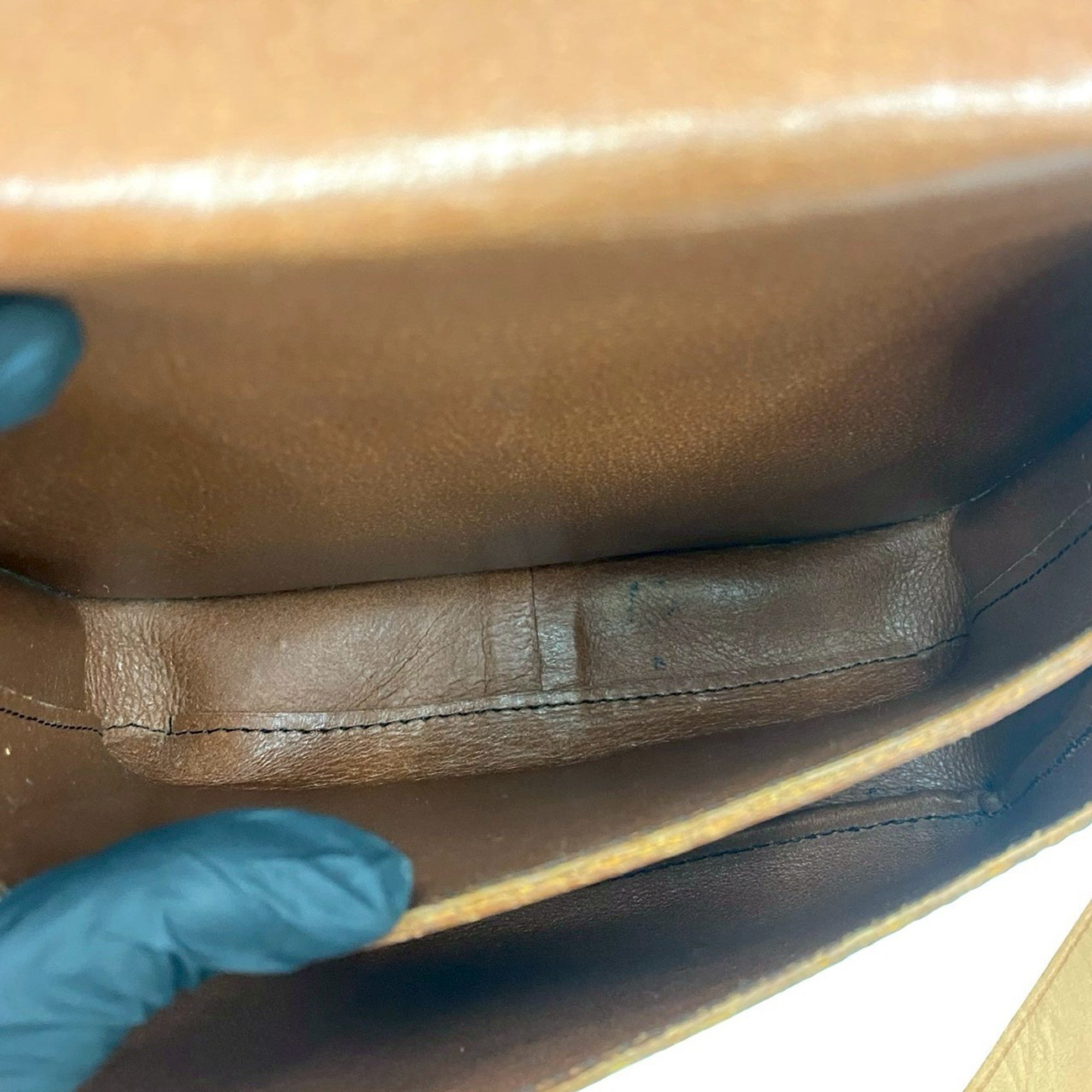 Louis Vuitton Brown Leather Pvc Pochette Shoulder Bag (Pre-Owned)