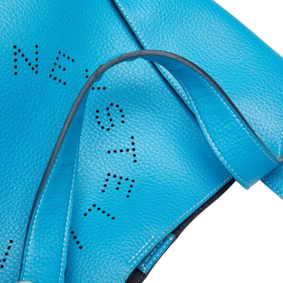 Stella Mccartney Blue Leather Handbag Shoulder Bag (Pre-Owned)