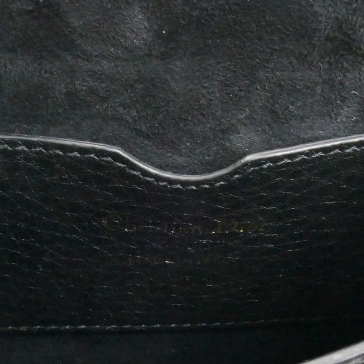 Christian Dior Black Leather Shoulder Bag (Pre-Owned)